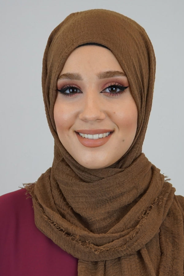 Daily Hijab Dalia Schlammbraun