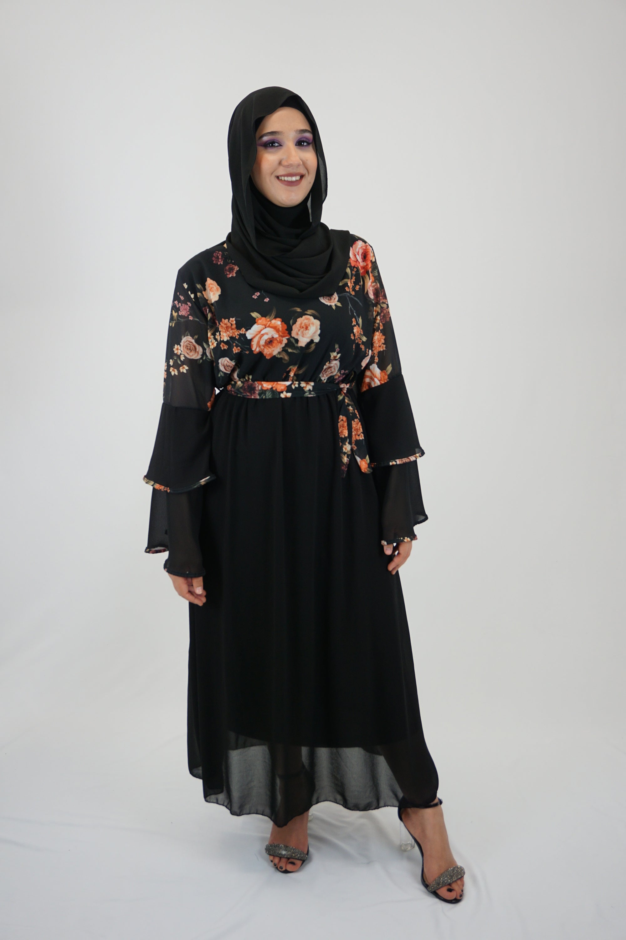 Kleid Farheen Schwarz