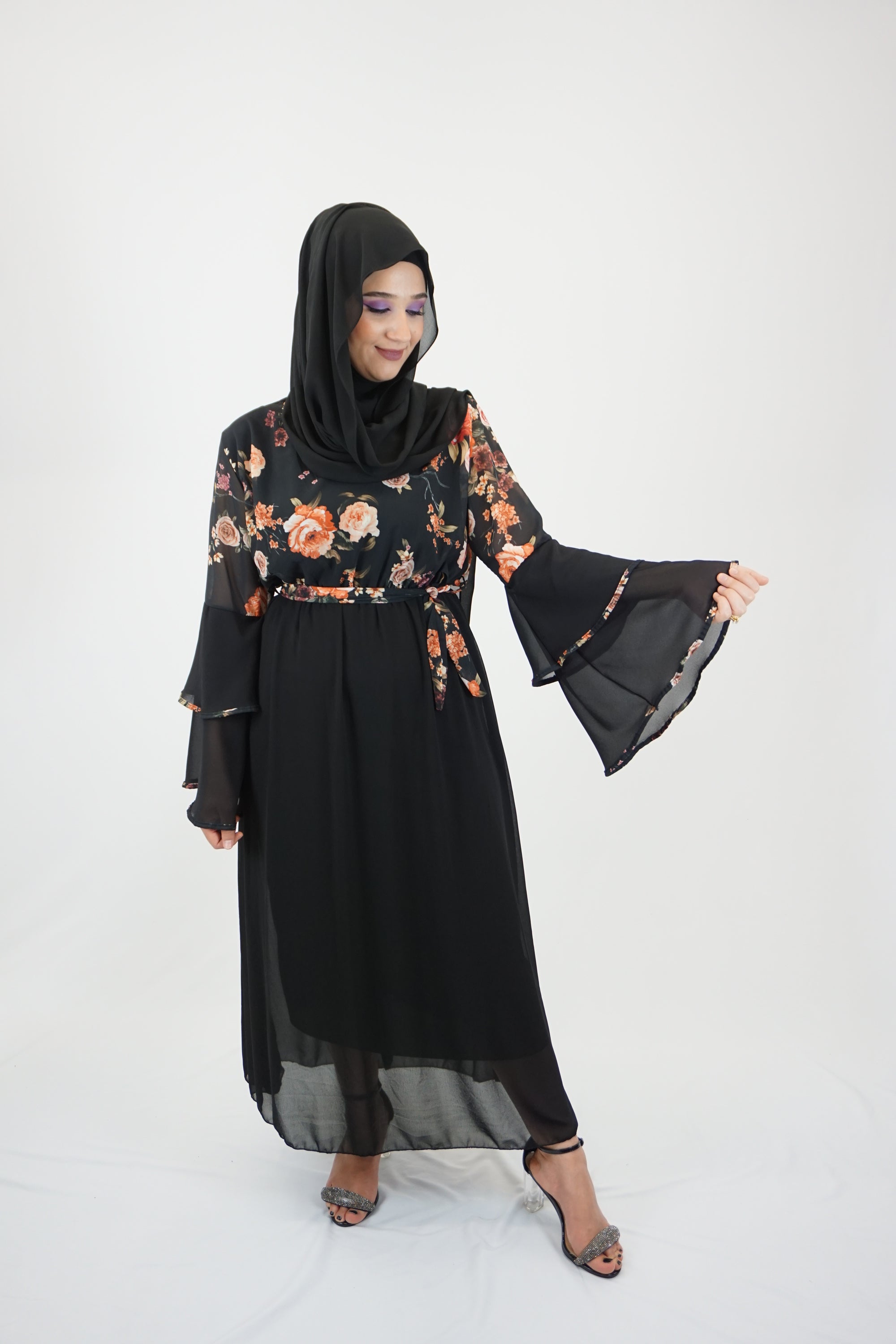 Kleid Farheen Schwarz