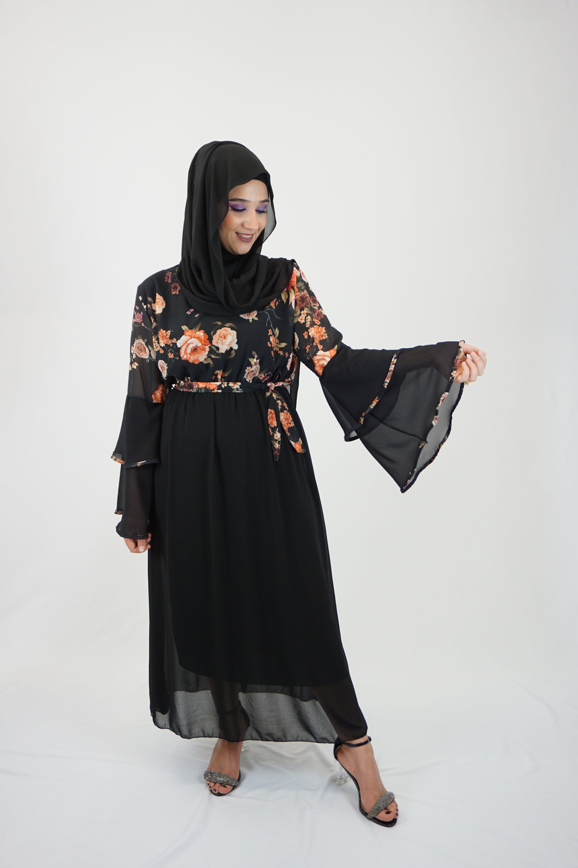 Kleid Farheen Schwarz