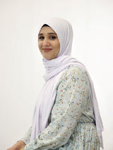 Jersey Hijab Fiza Weiß