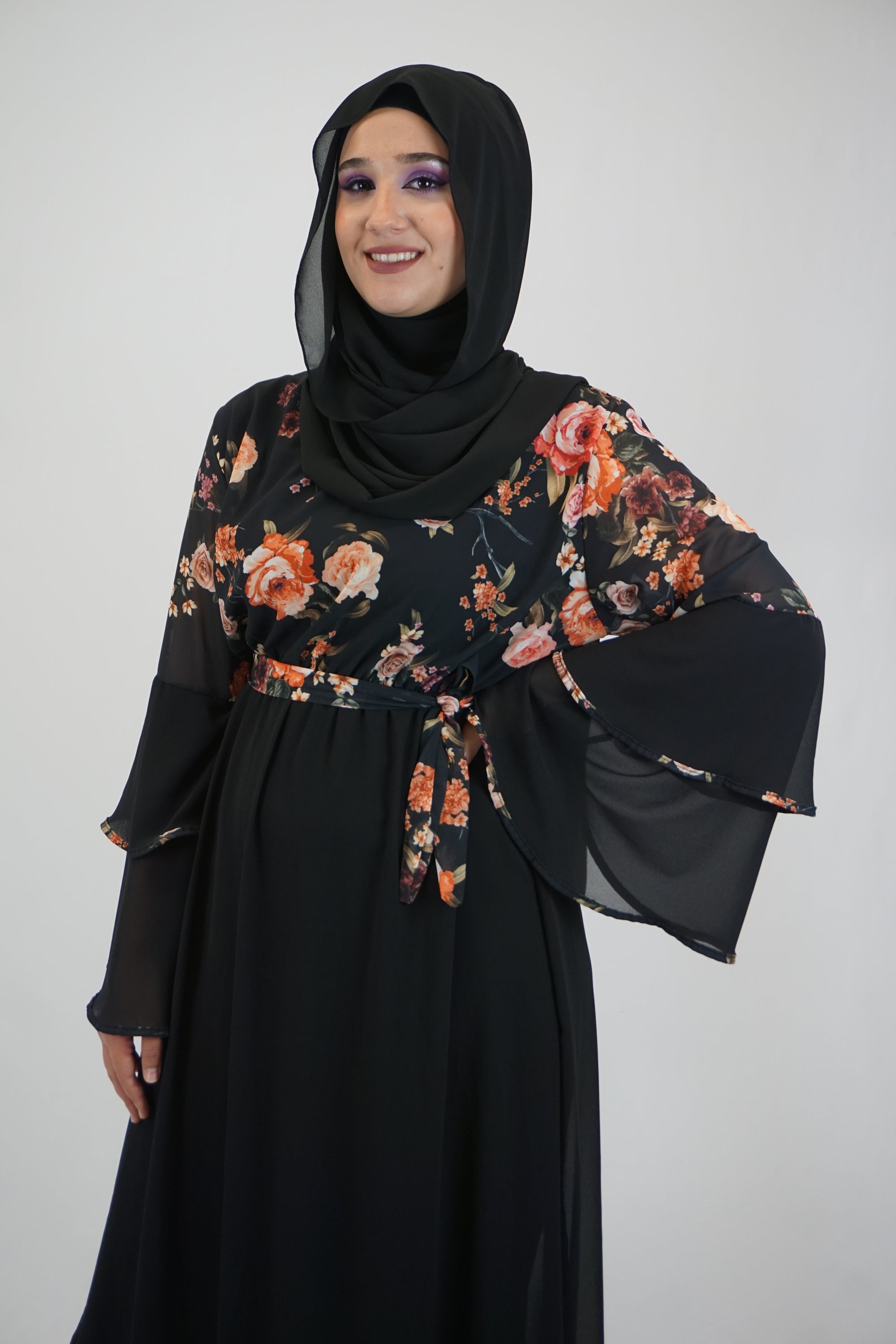 Kleid Farheen Schwarz