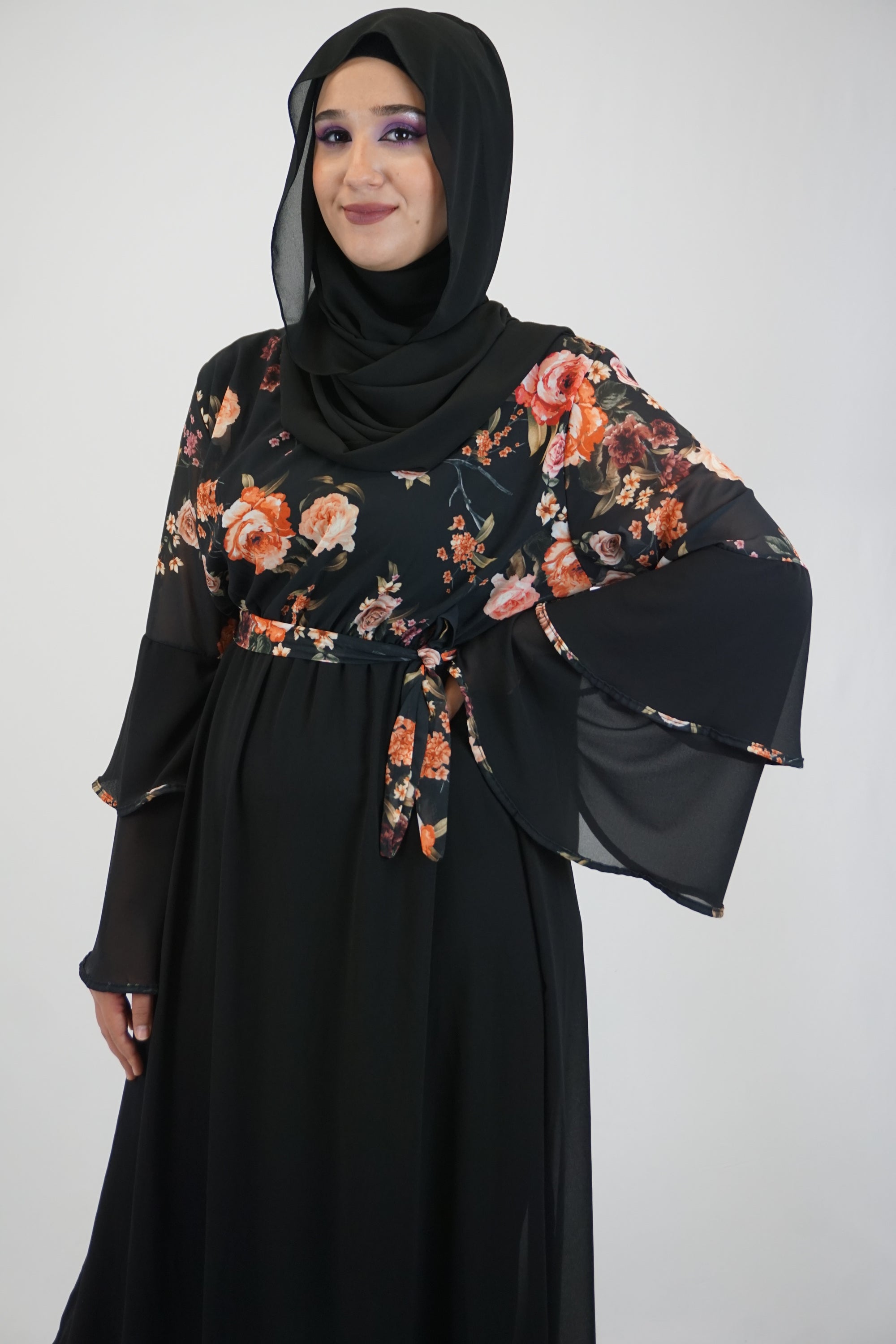 Kleid Farheen Schwarz