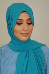Chiffon Hijab Maira Dunkeltürkis
