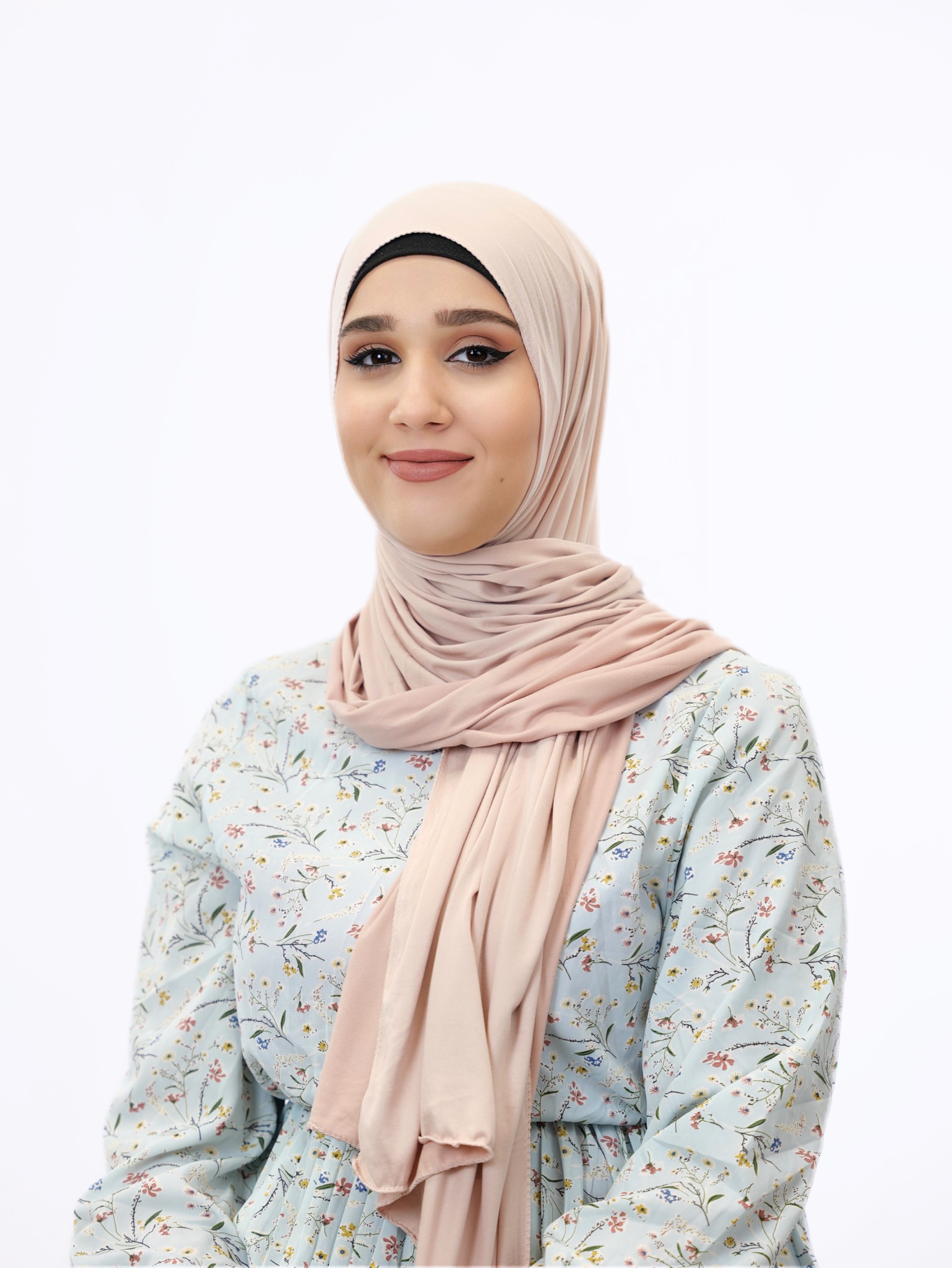 Jersey XL Hijab Rosenholz