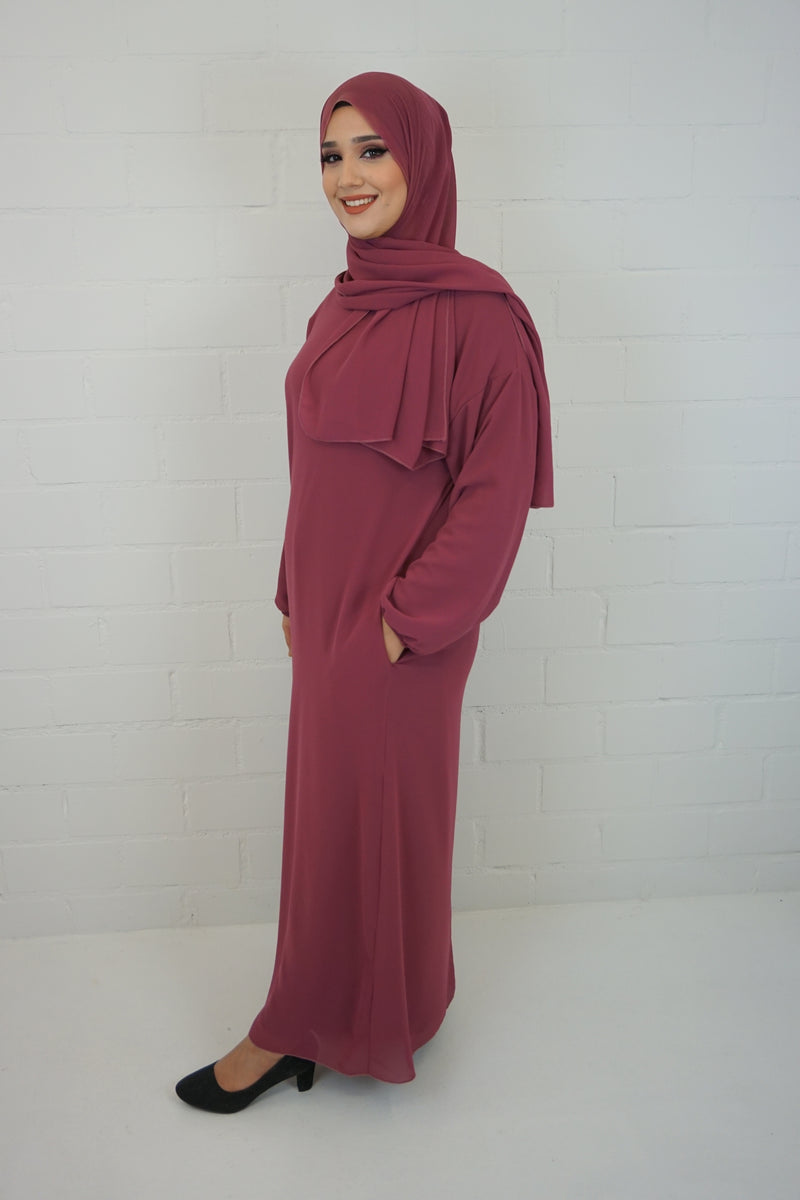 Basic Abaya 2 Blush