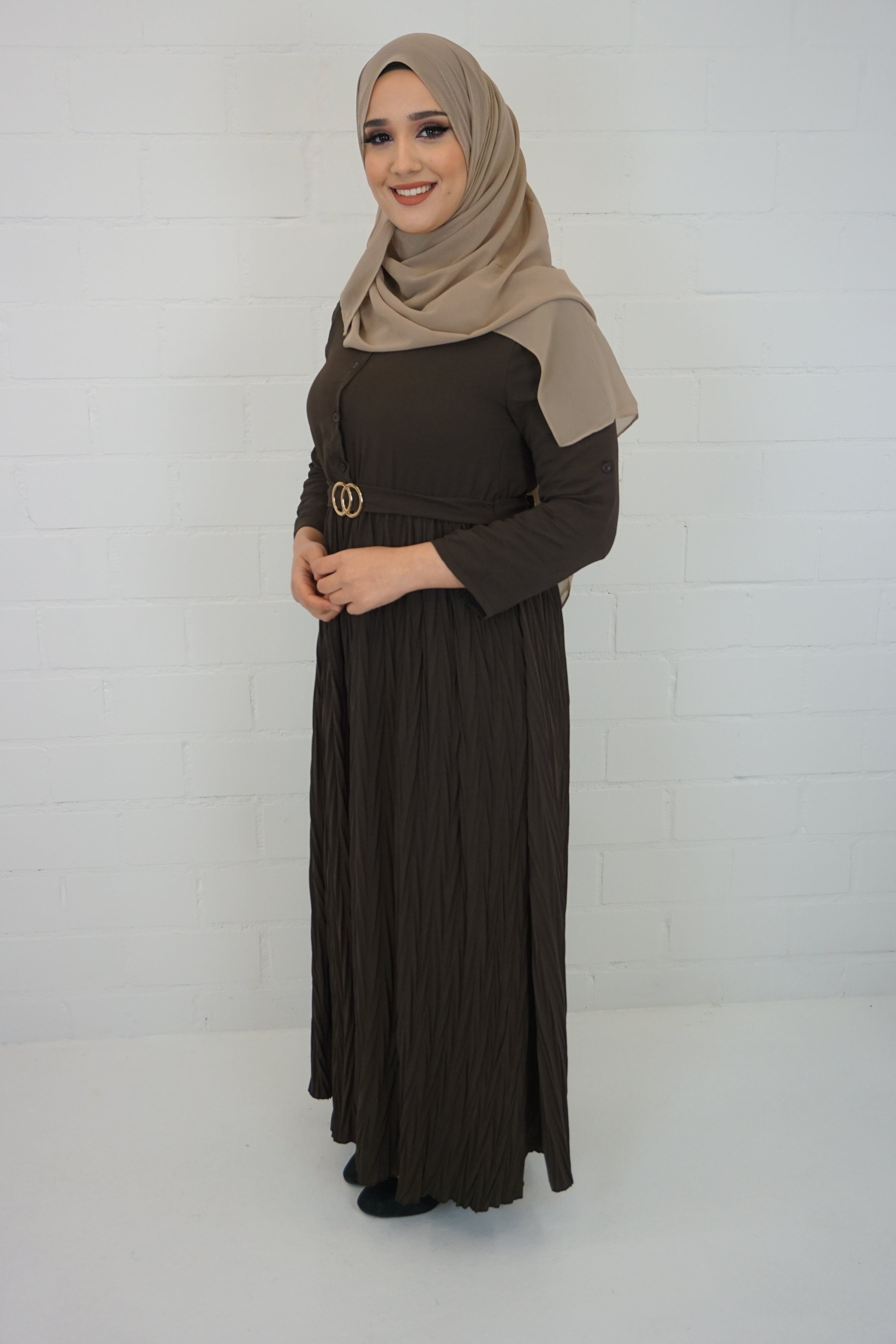 Abaya Nusret Dunkelbraun