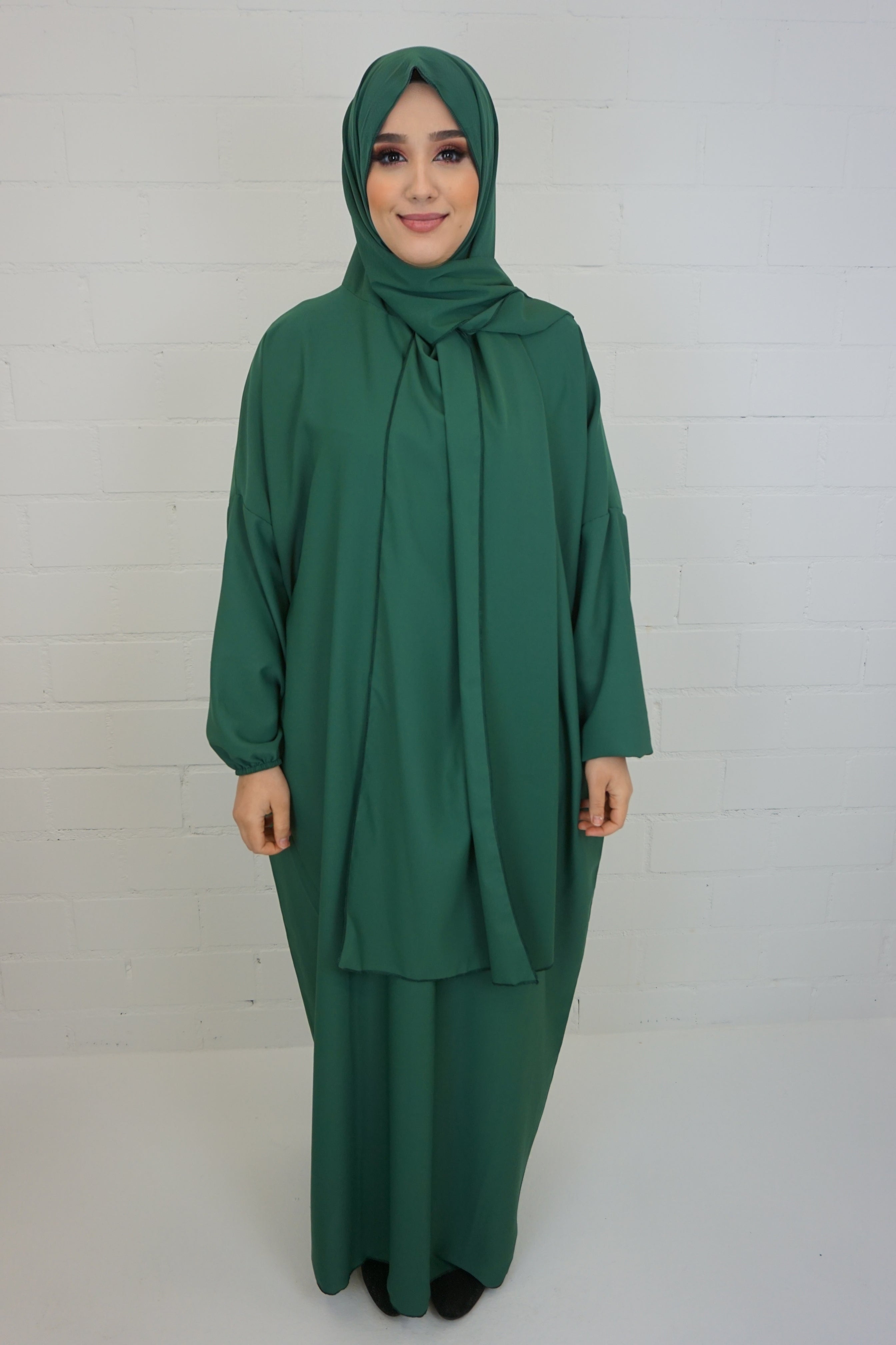 Hijab-Abaya Smaragdgrün