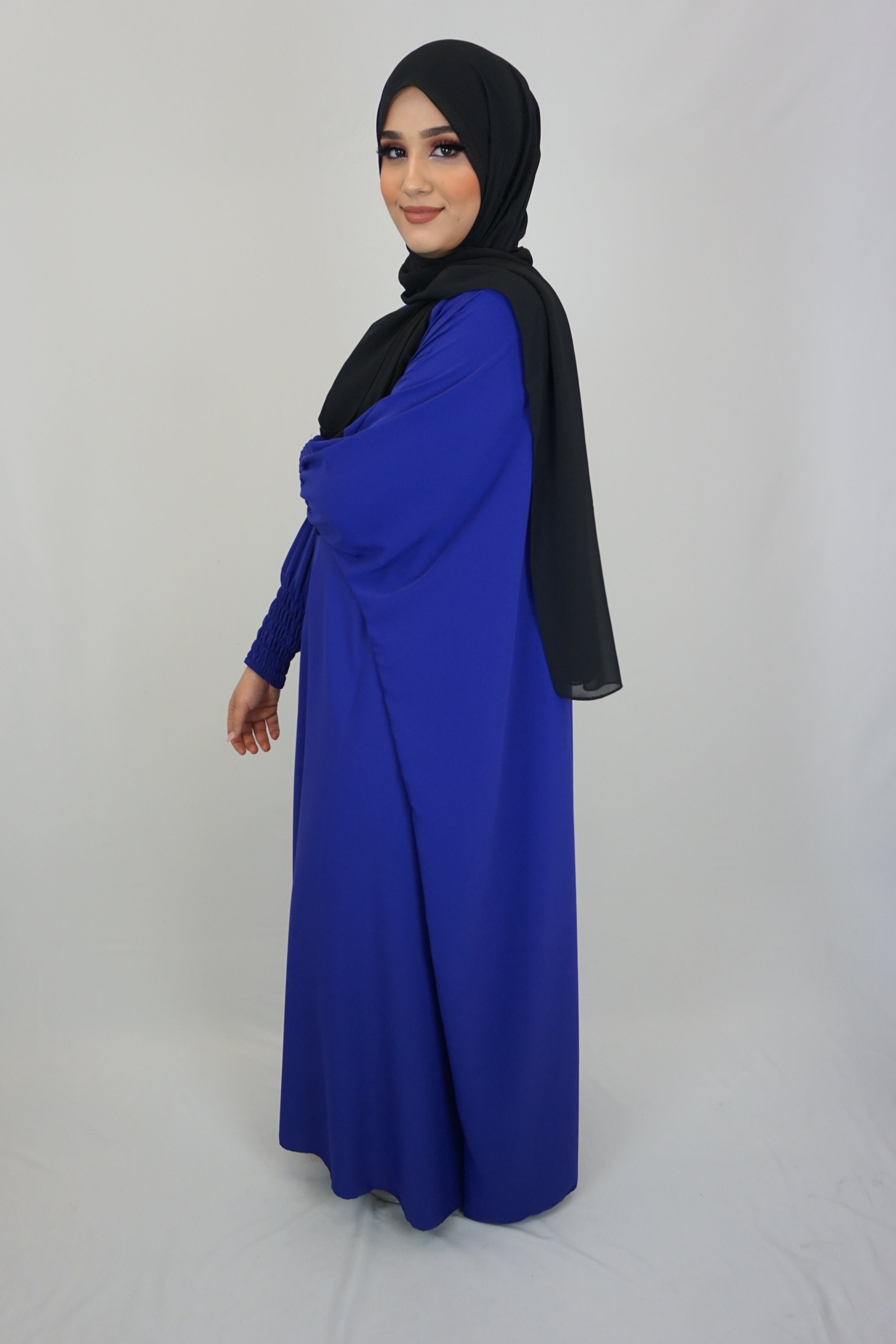 Jilbab Kleid Amaya Leuchtblau