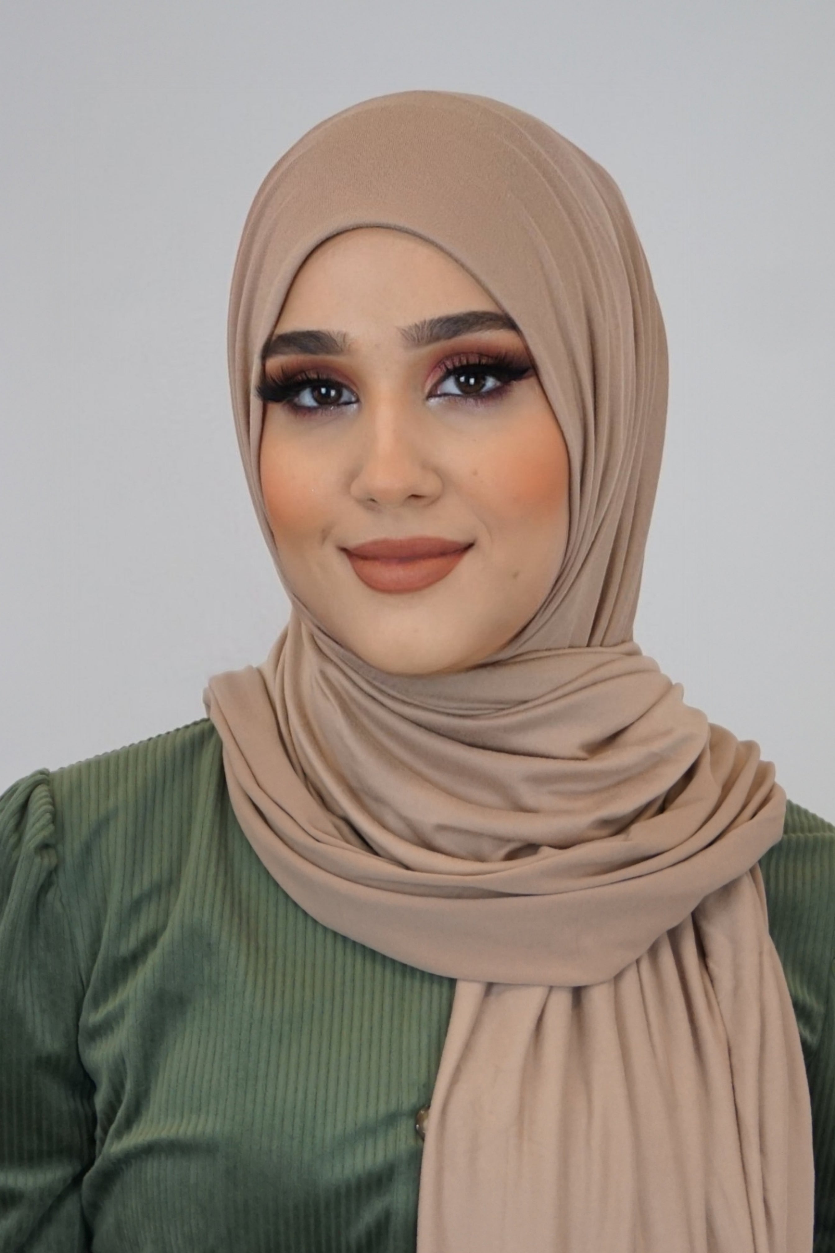 Jersey XL Hijab Karamell alt