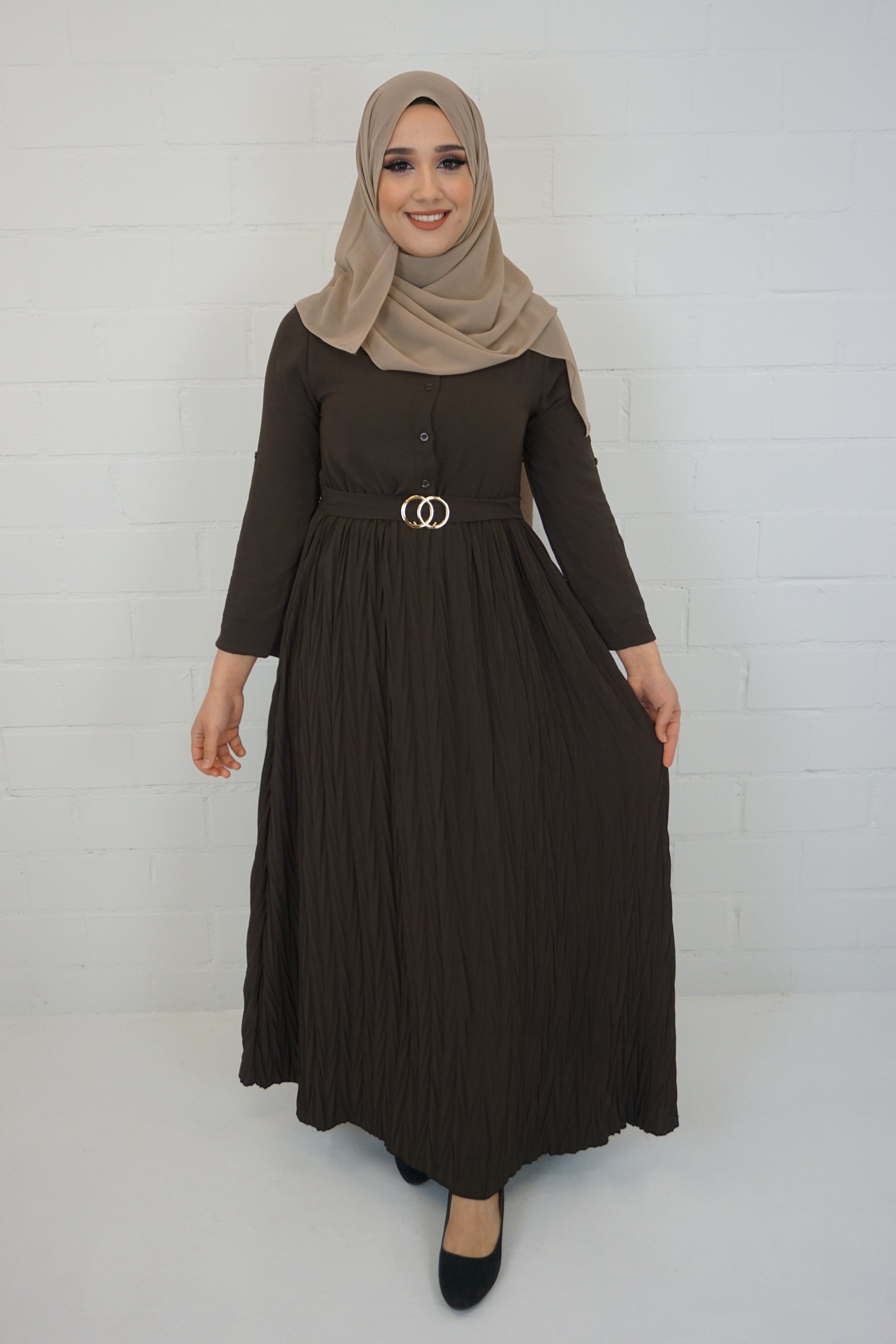 Abaya Nusret Dunkelbraun