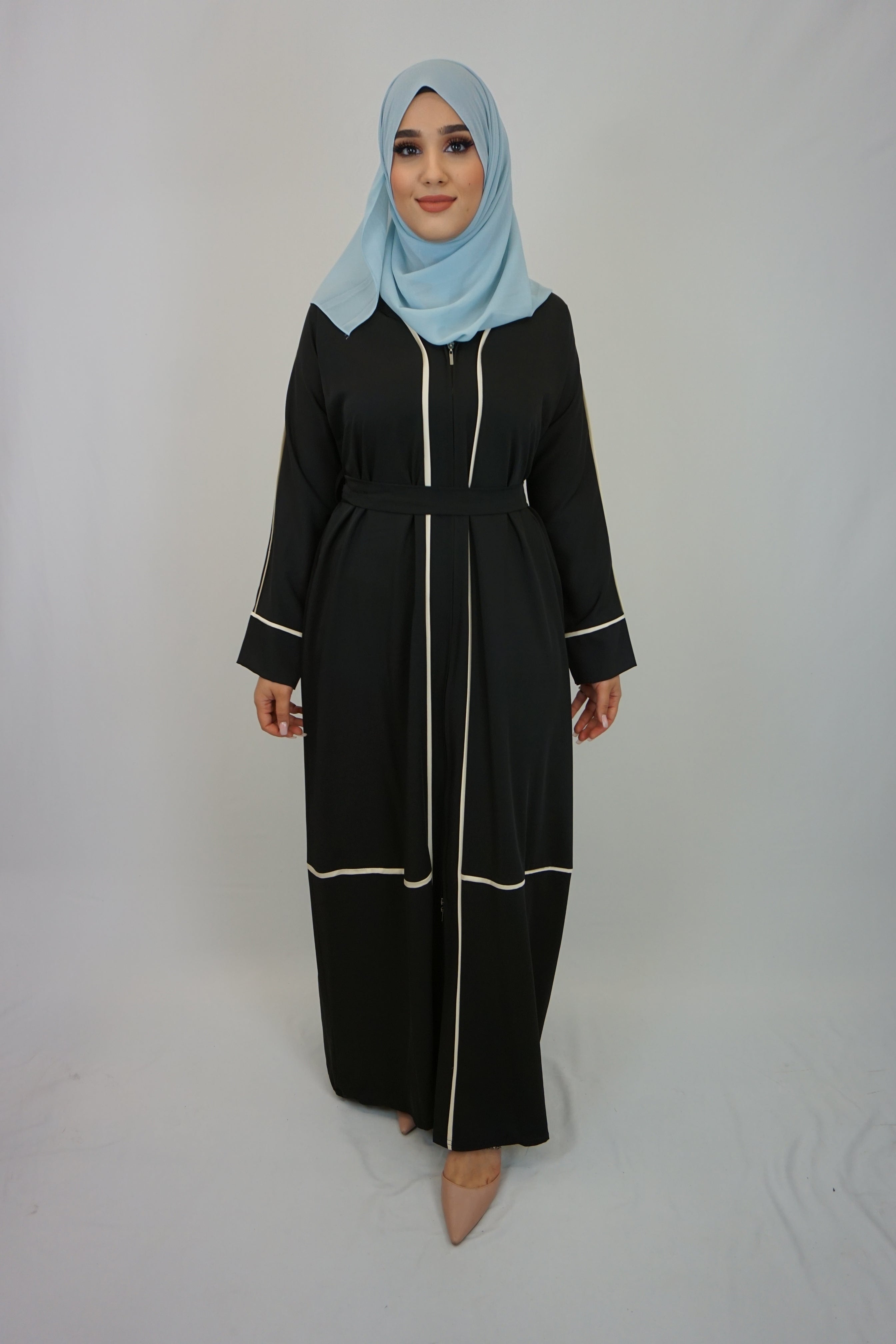 Abaya Sakina Schwarz