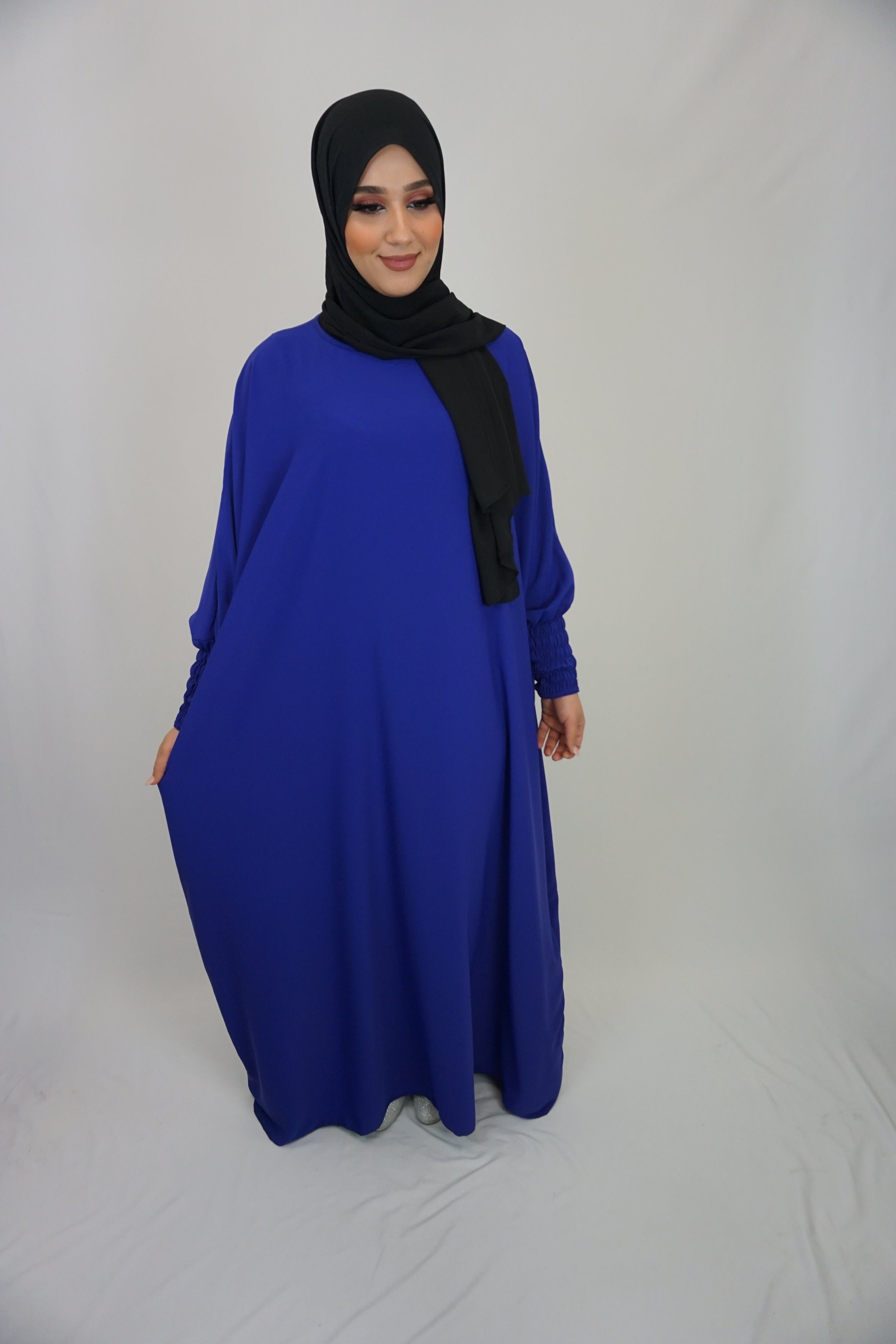 Jilbab Kleid Amaya Leuchtblau