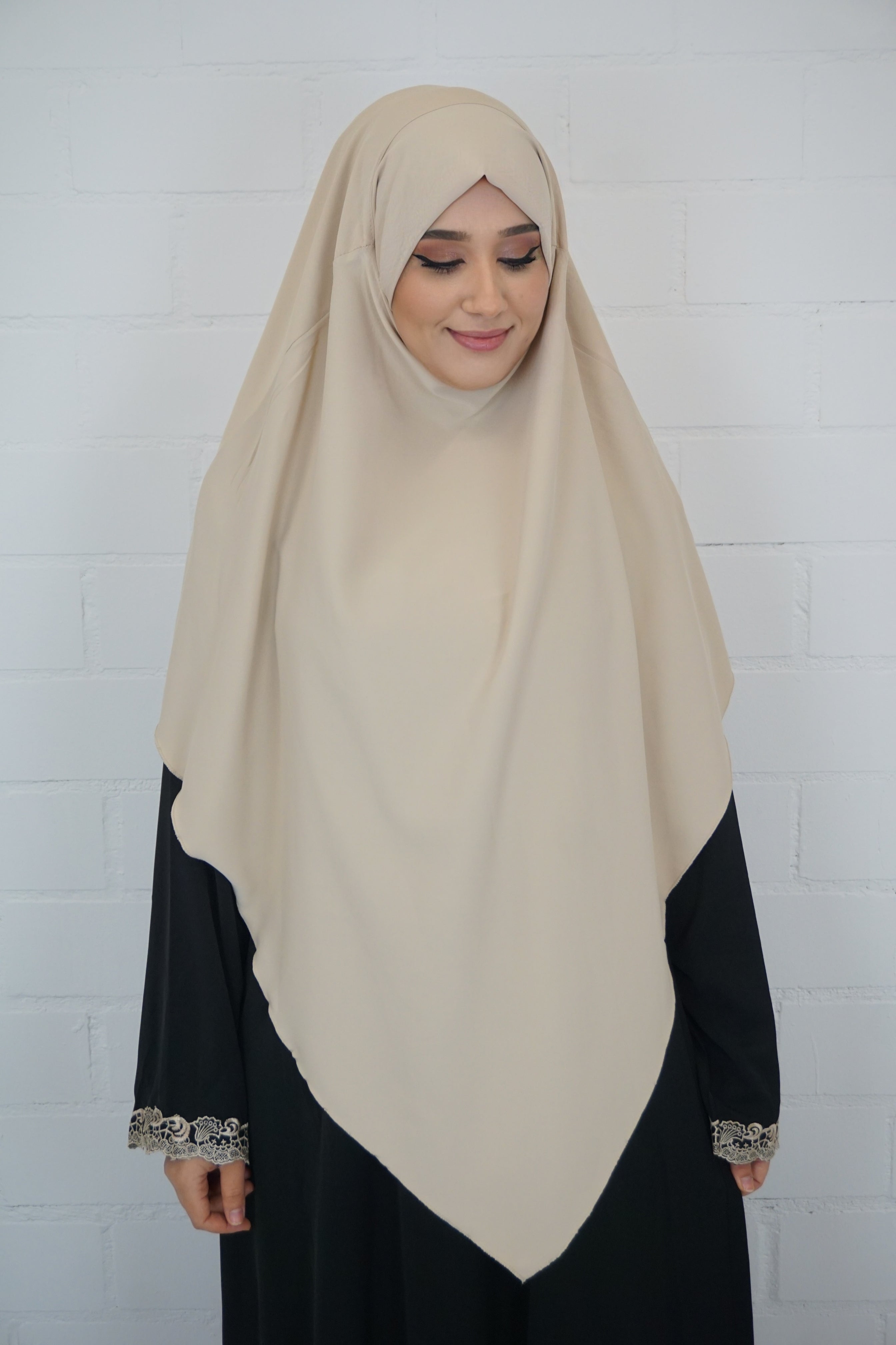 Medina Khimar 1-lagig Beige