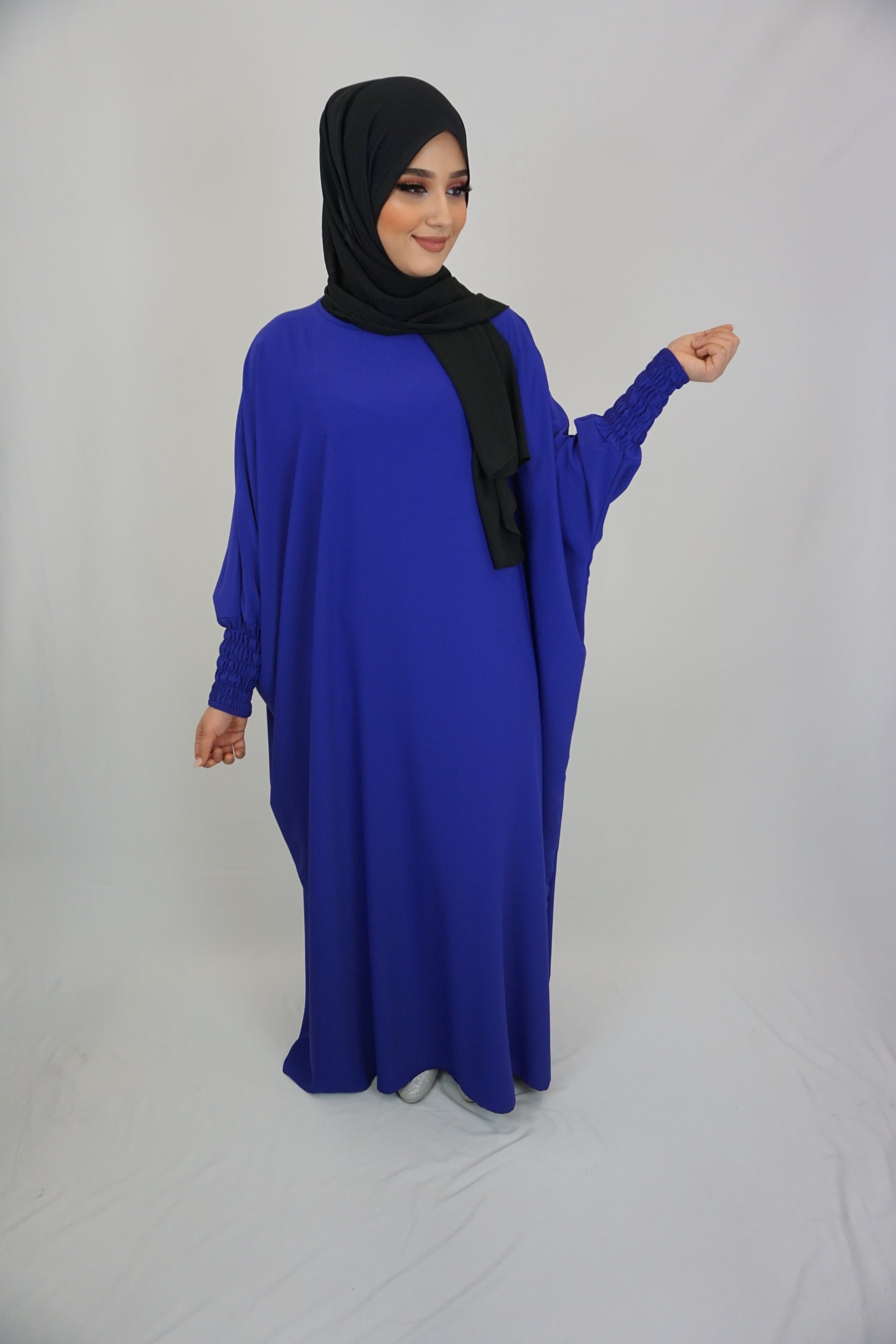 Jilbab Kleid Amaya Leuchtblau