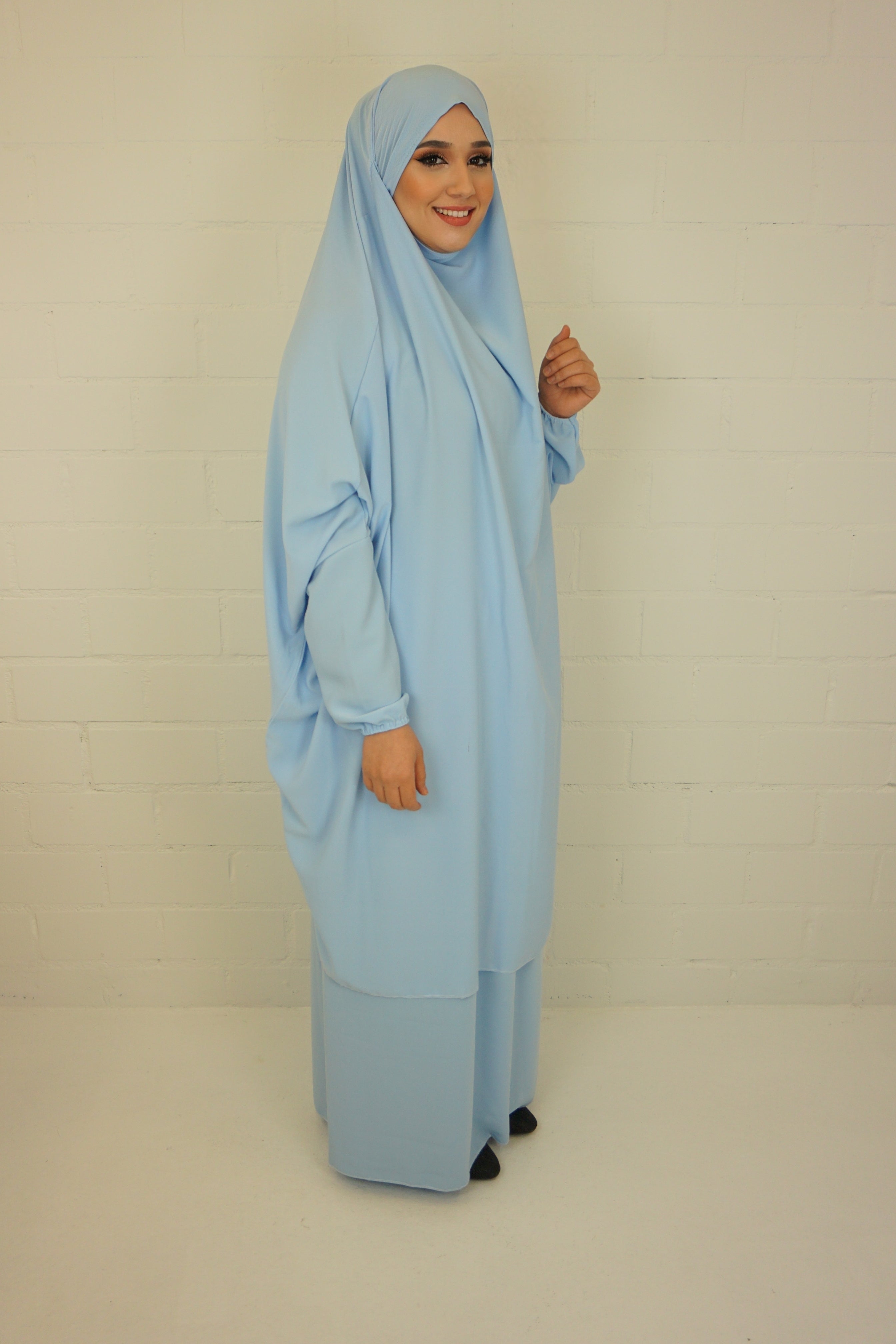 Jilbab Farheena Babyblau