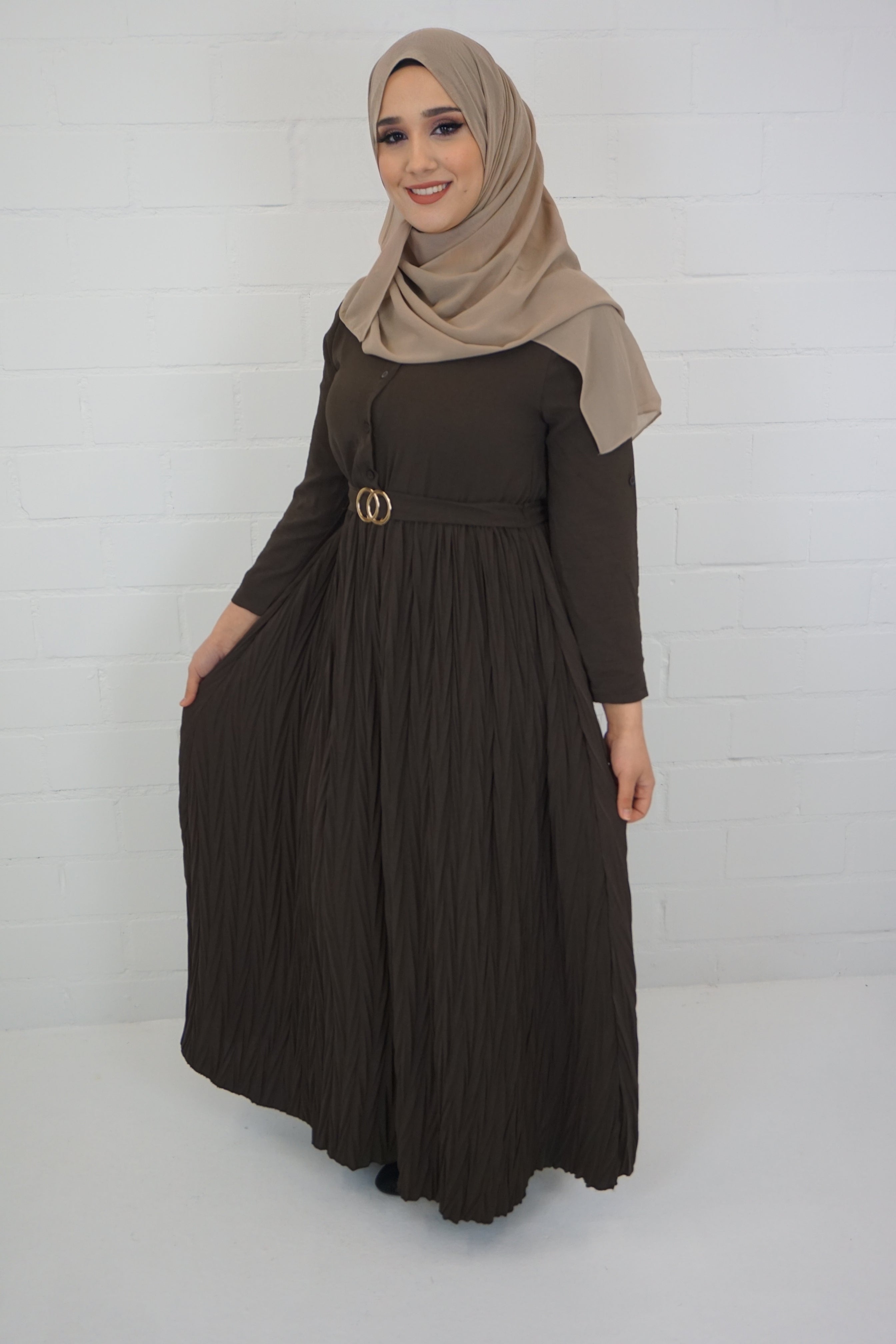 Abaya Nusret Dunkelbraun