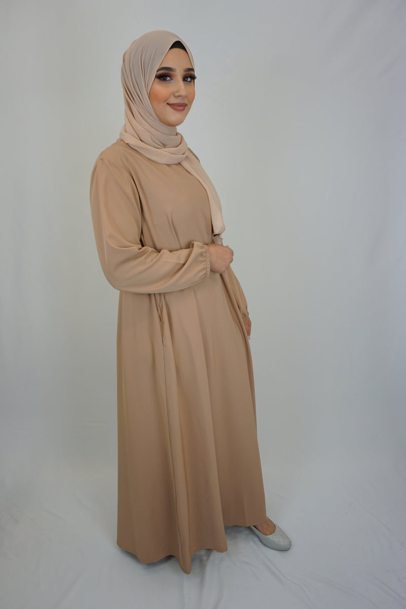Basic Abaya Karamell