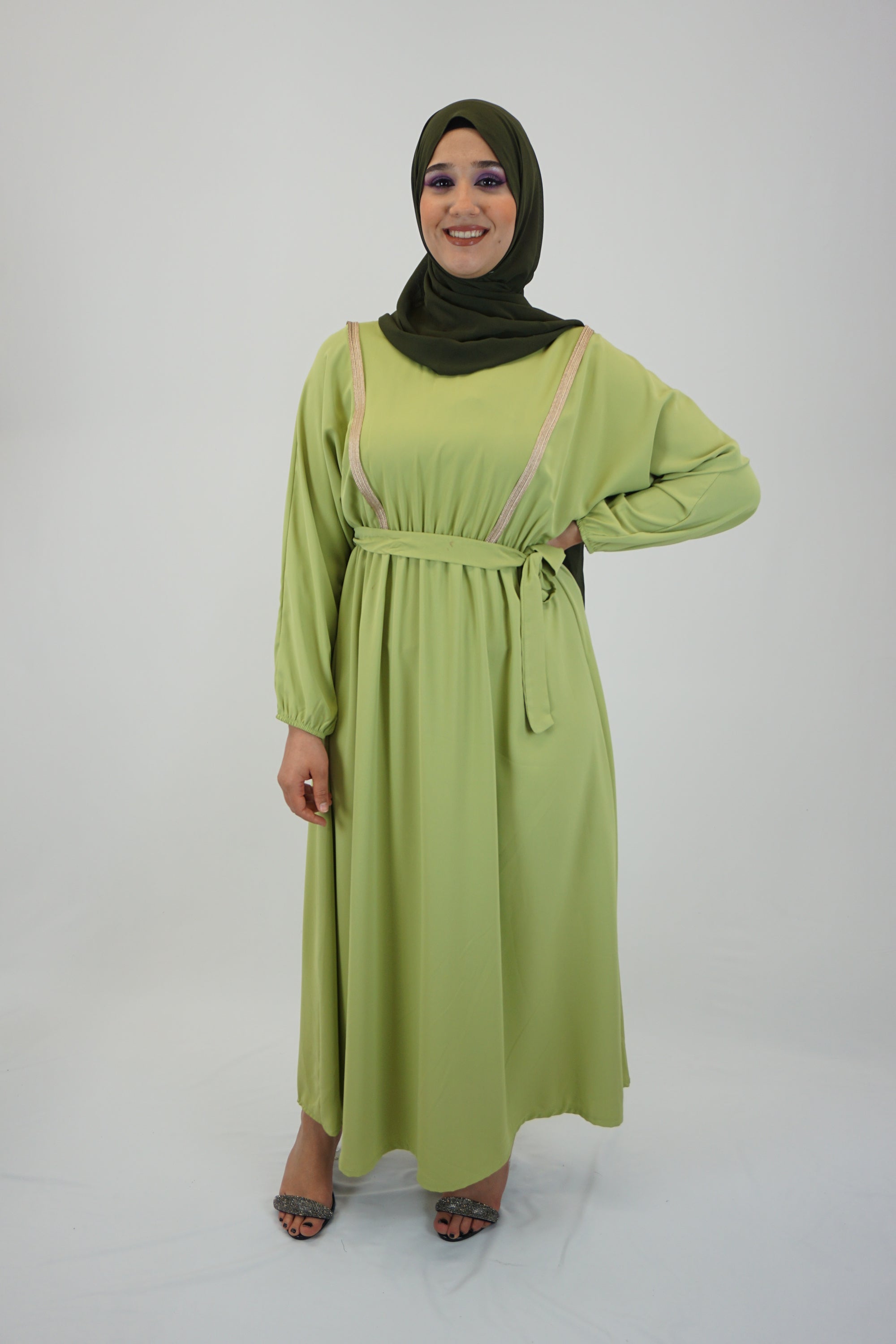 Kleid Bisma Lime