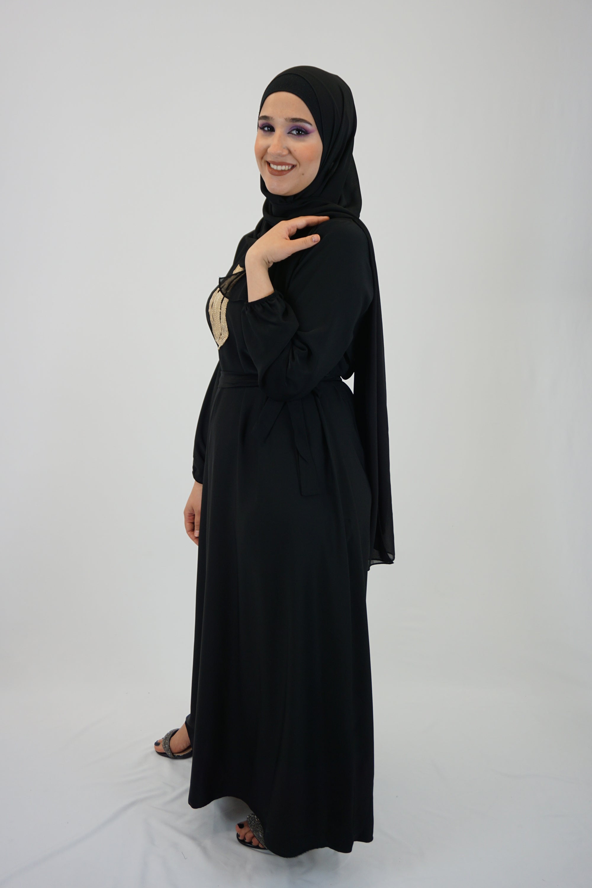 Kleid Faiza Schwarz