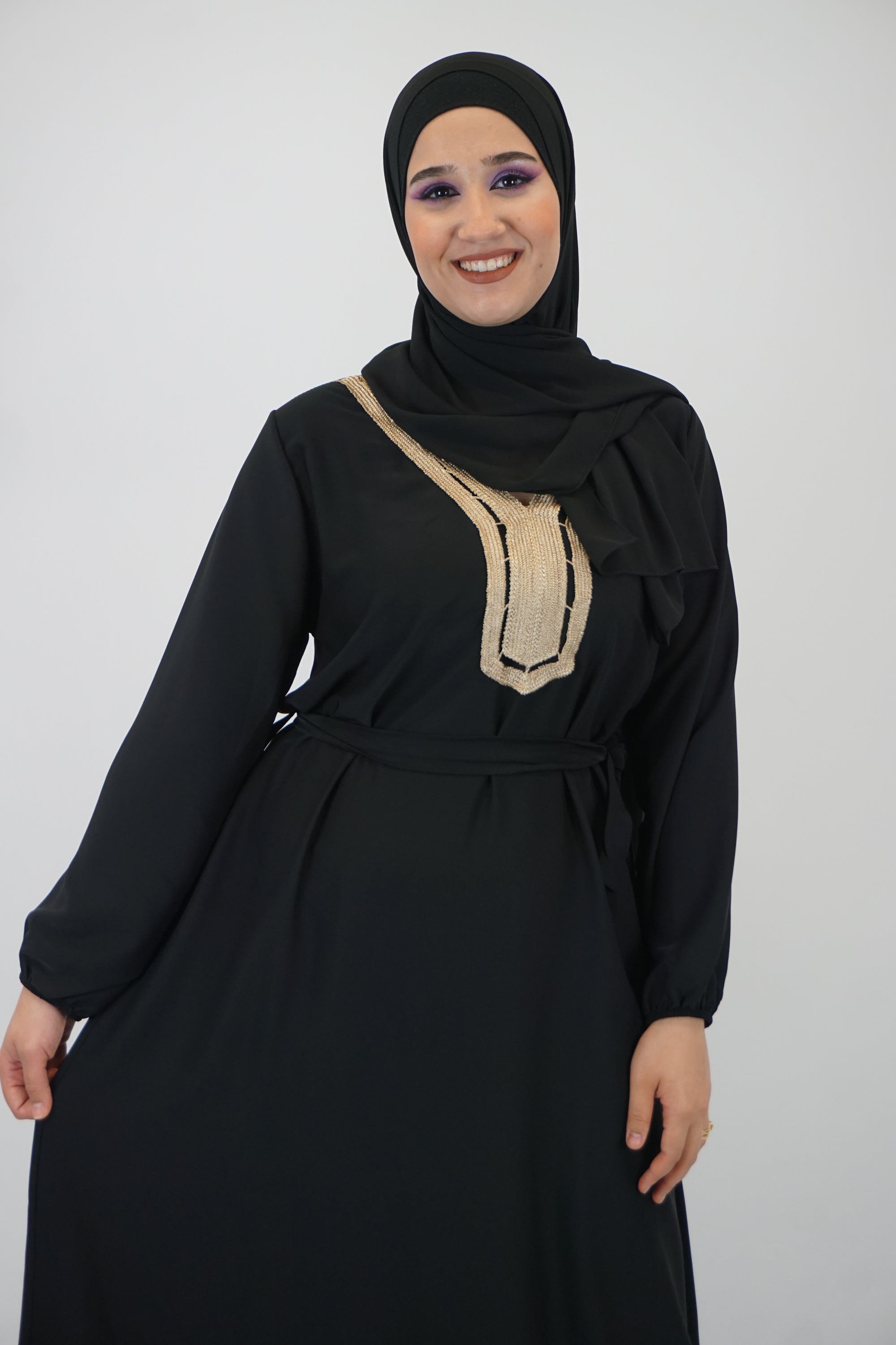 Kleid Faiza Schwarz