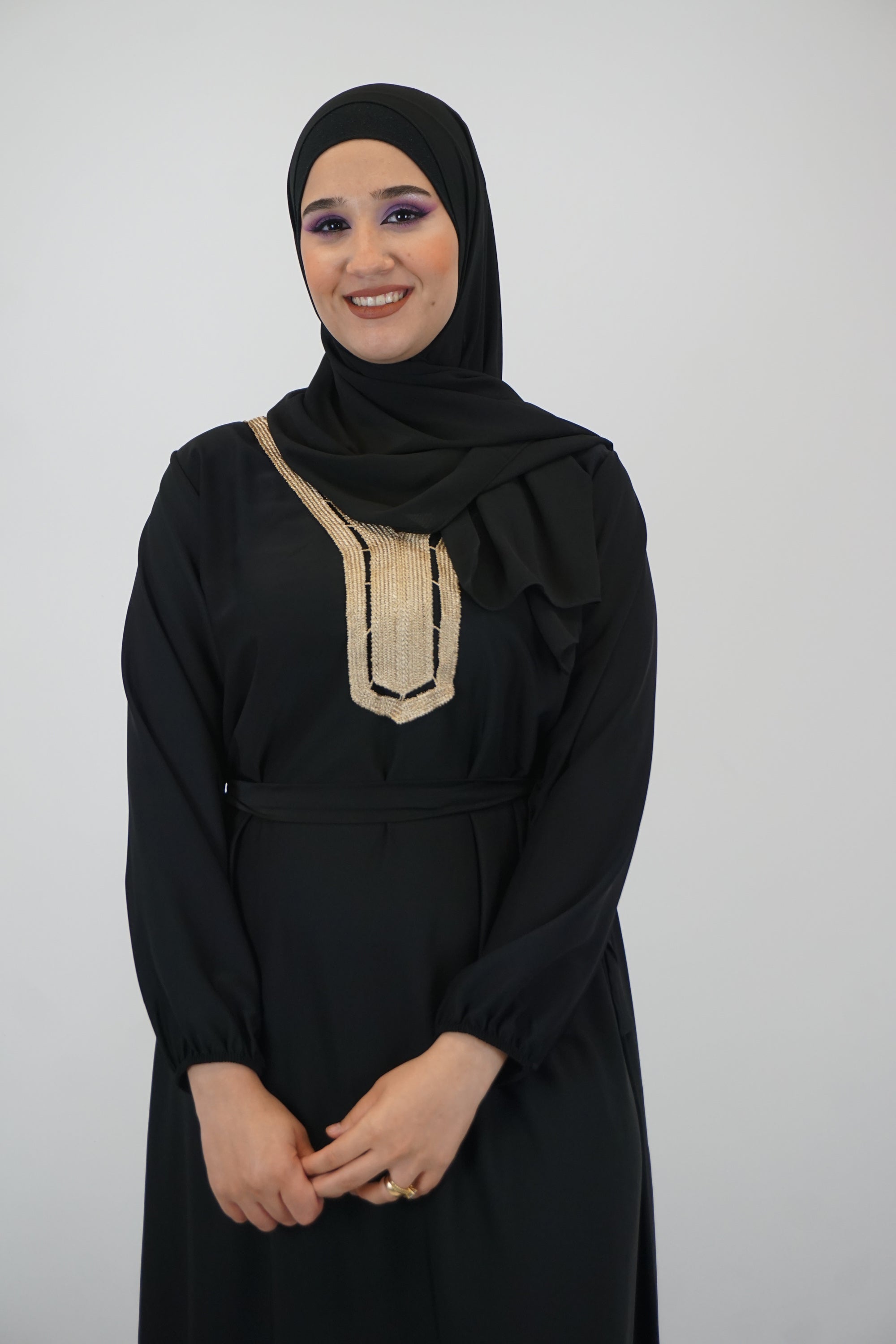 Kleid Faiza Schwarz