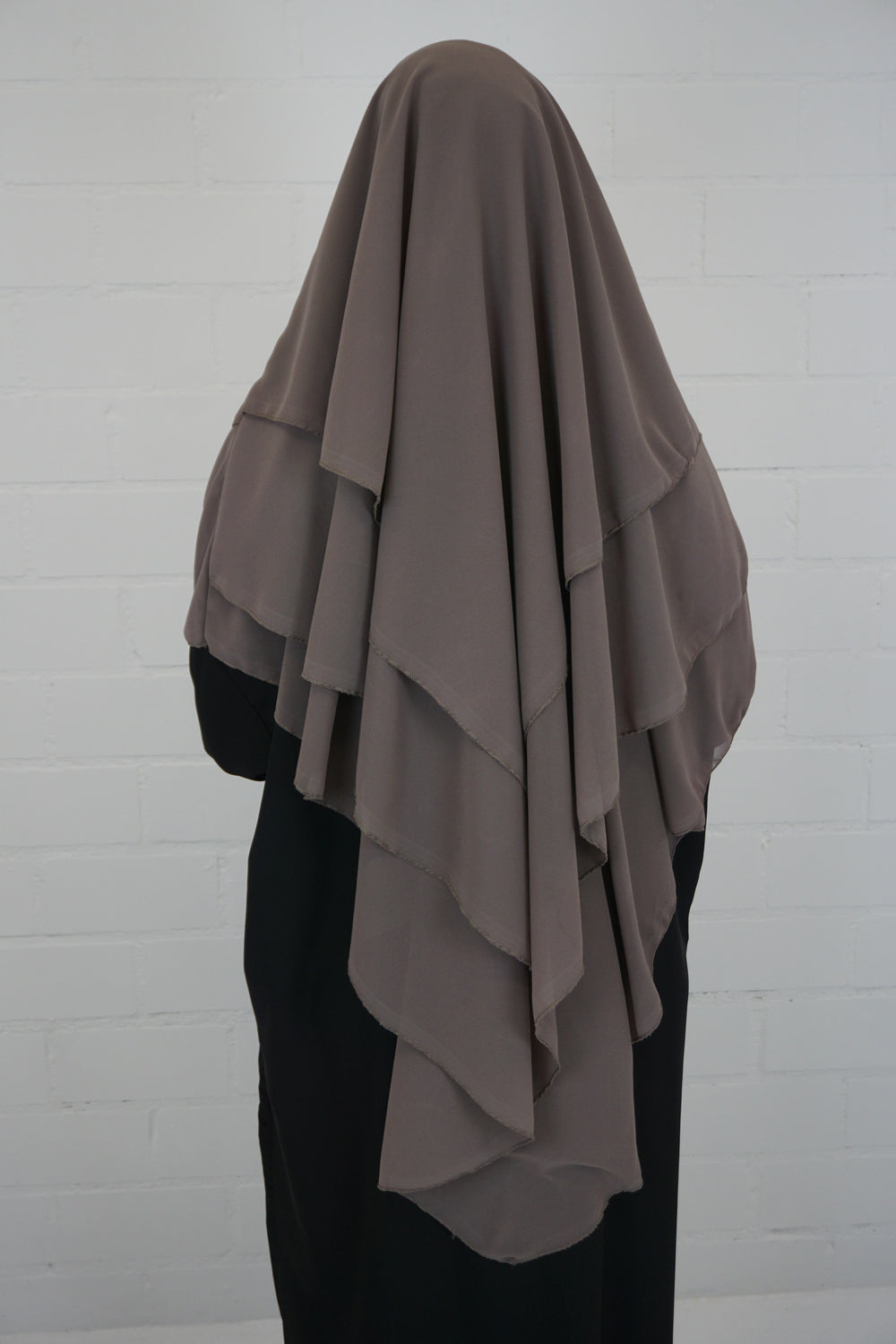 Khimar 3-lagig Taupe