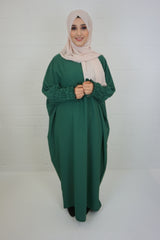 Jilbab Kleid Samaya Smaragdgrün