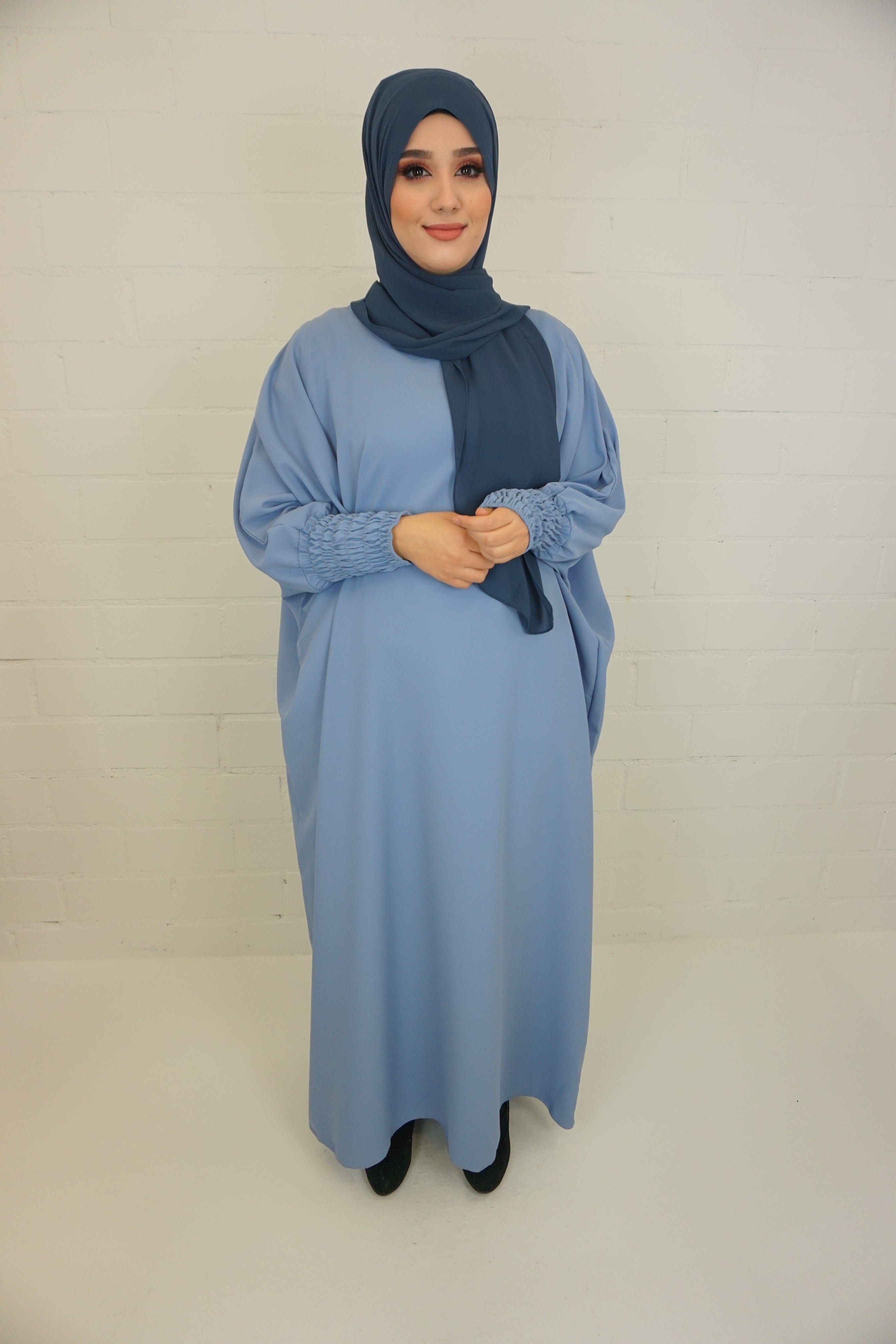 Jilbab Kleid Amaya Himmelblau