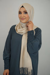 Baumwoll Hijab Almaz Sand