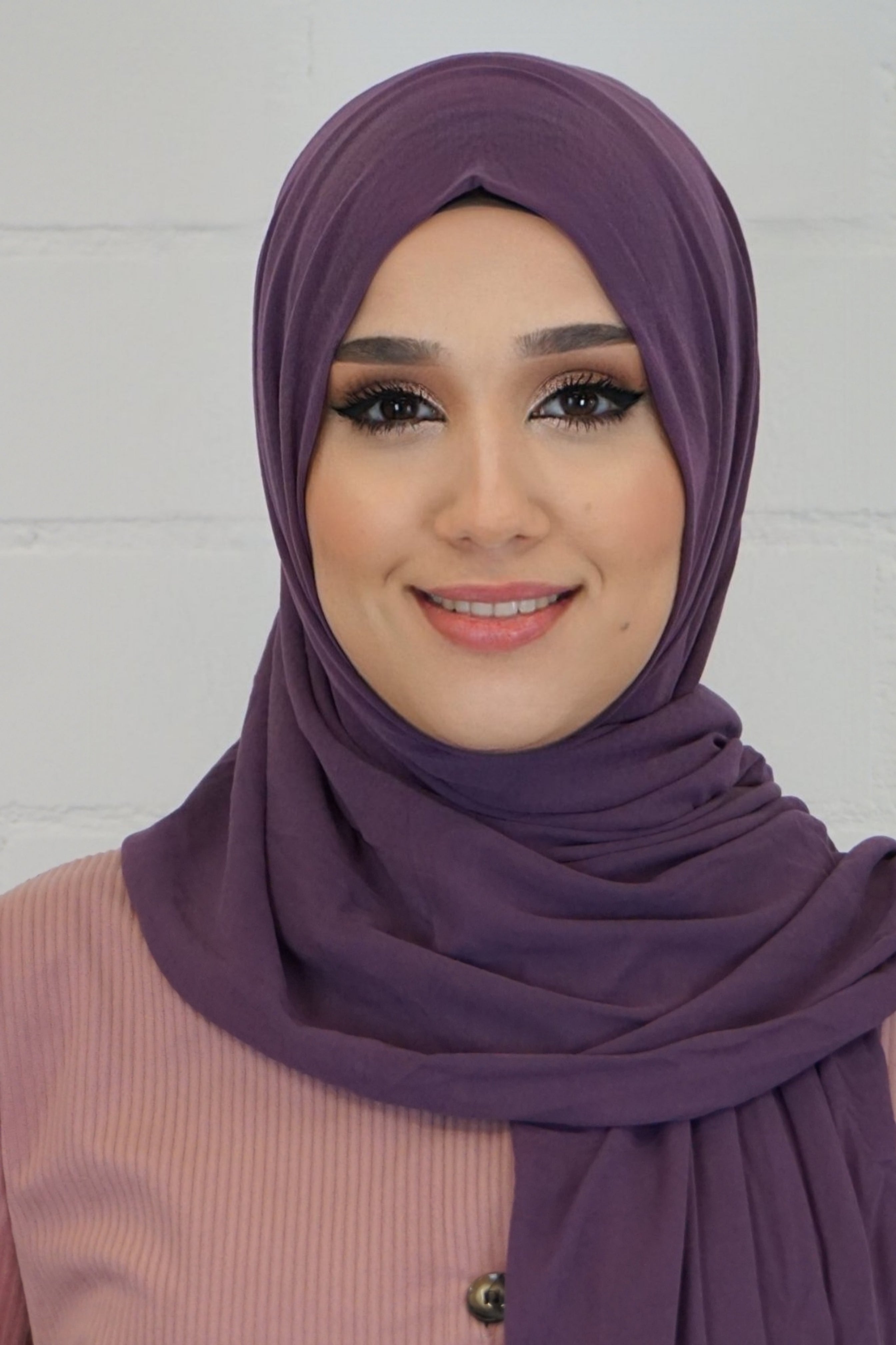 Jersey Hijab Fiza Darkviolett