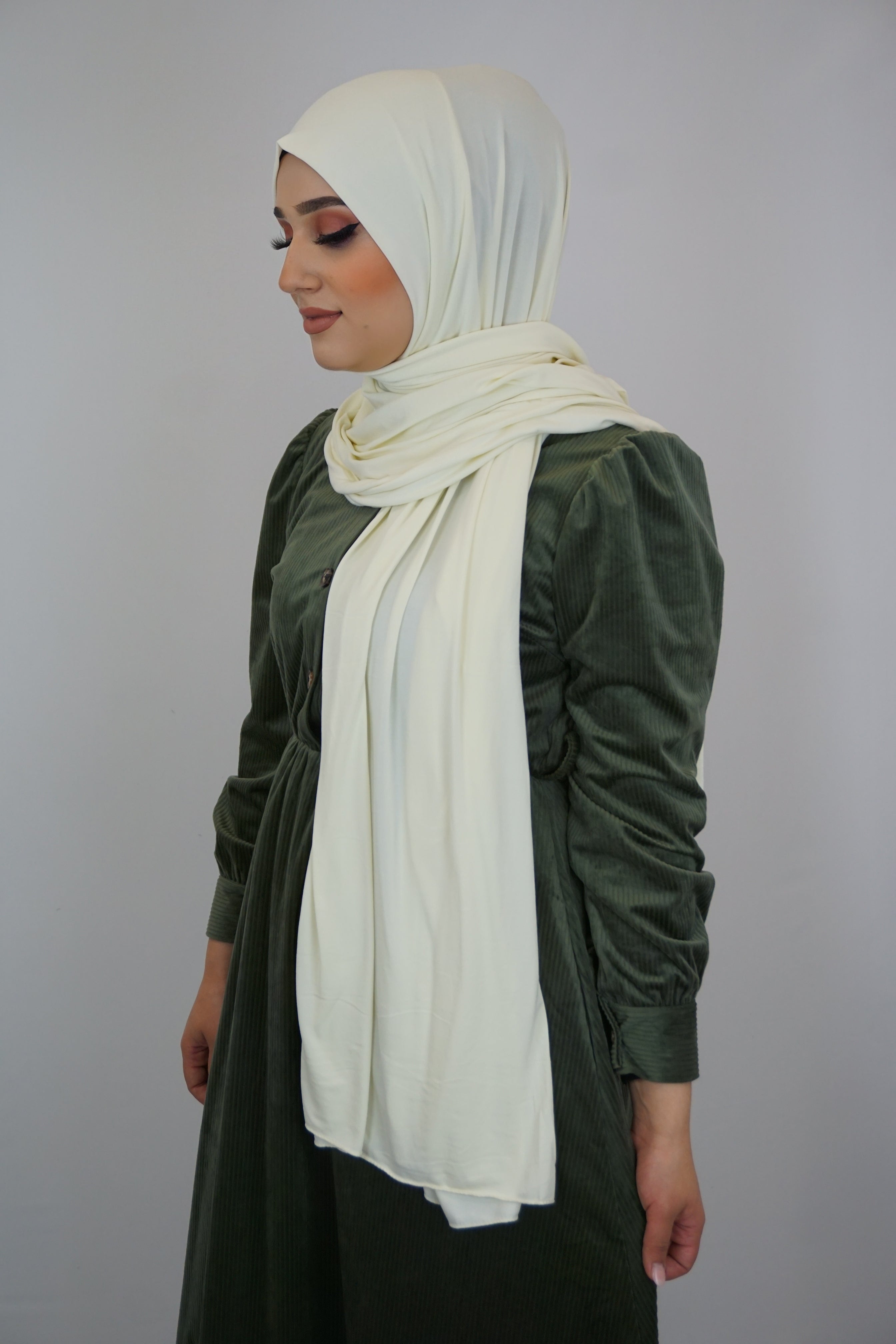 Jersey XL Hijab Creme