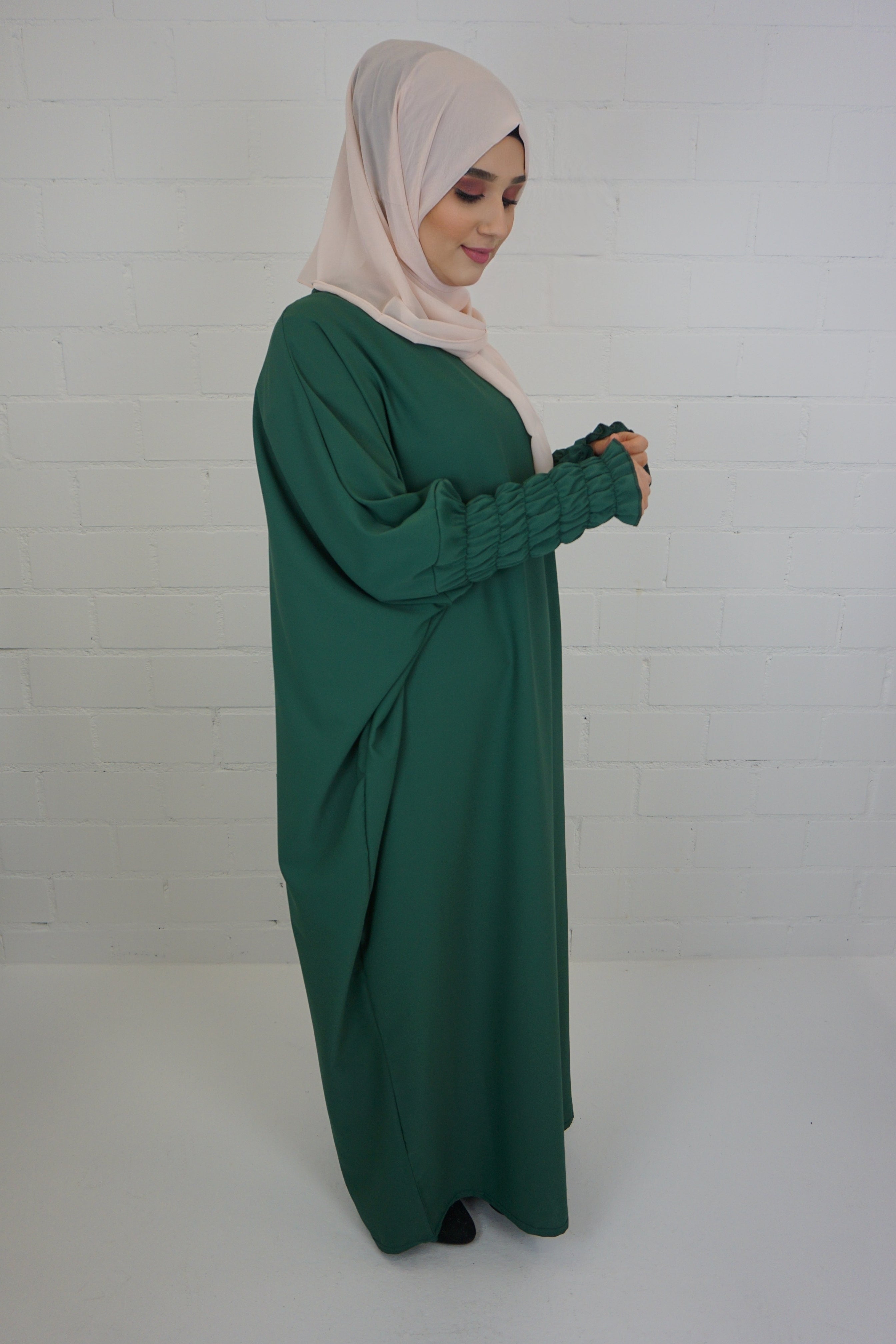 Jilbab Kleid Samaya Smaragdgrün