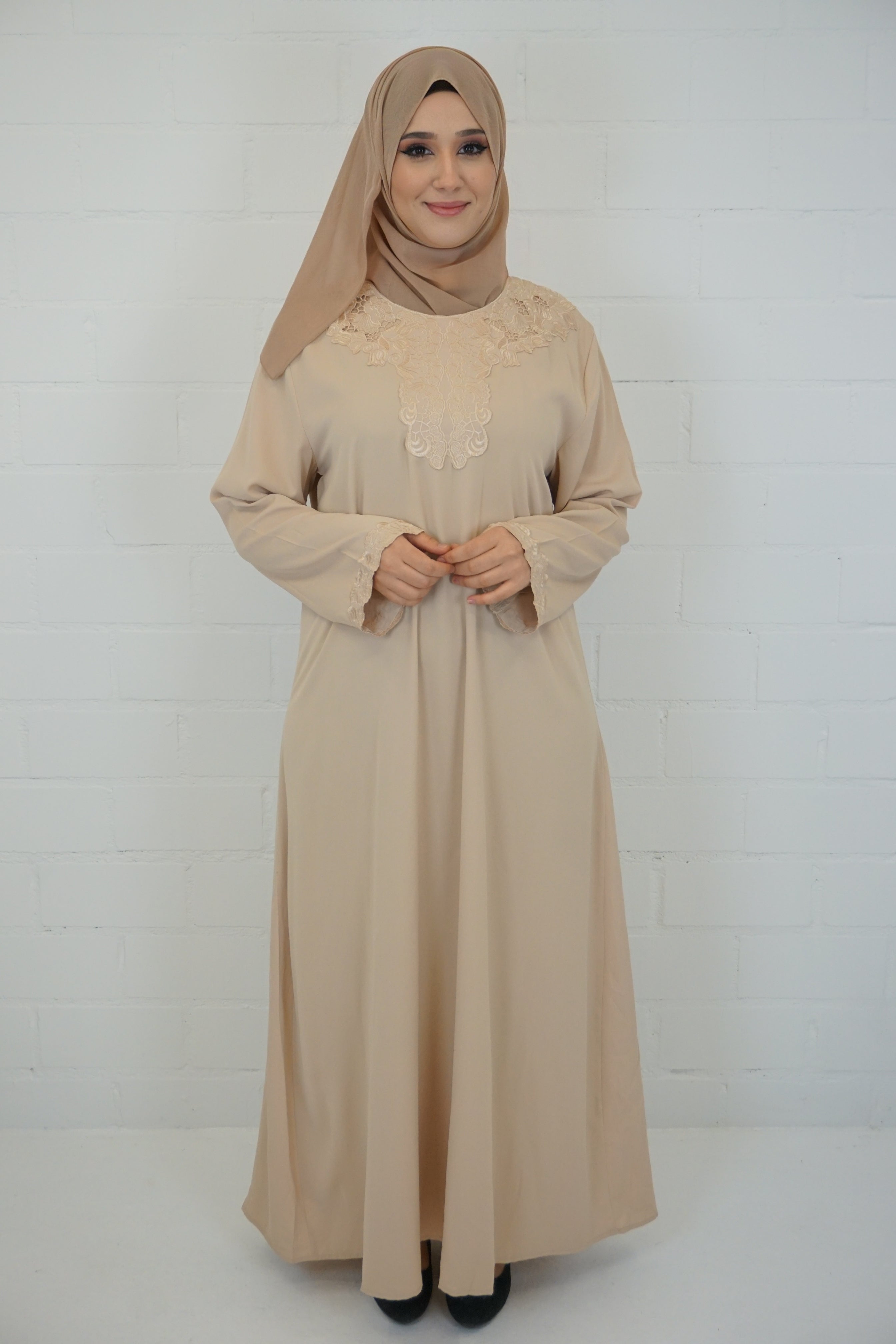 Abaya Edanur Beige