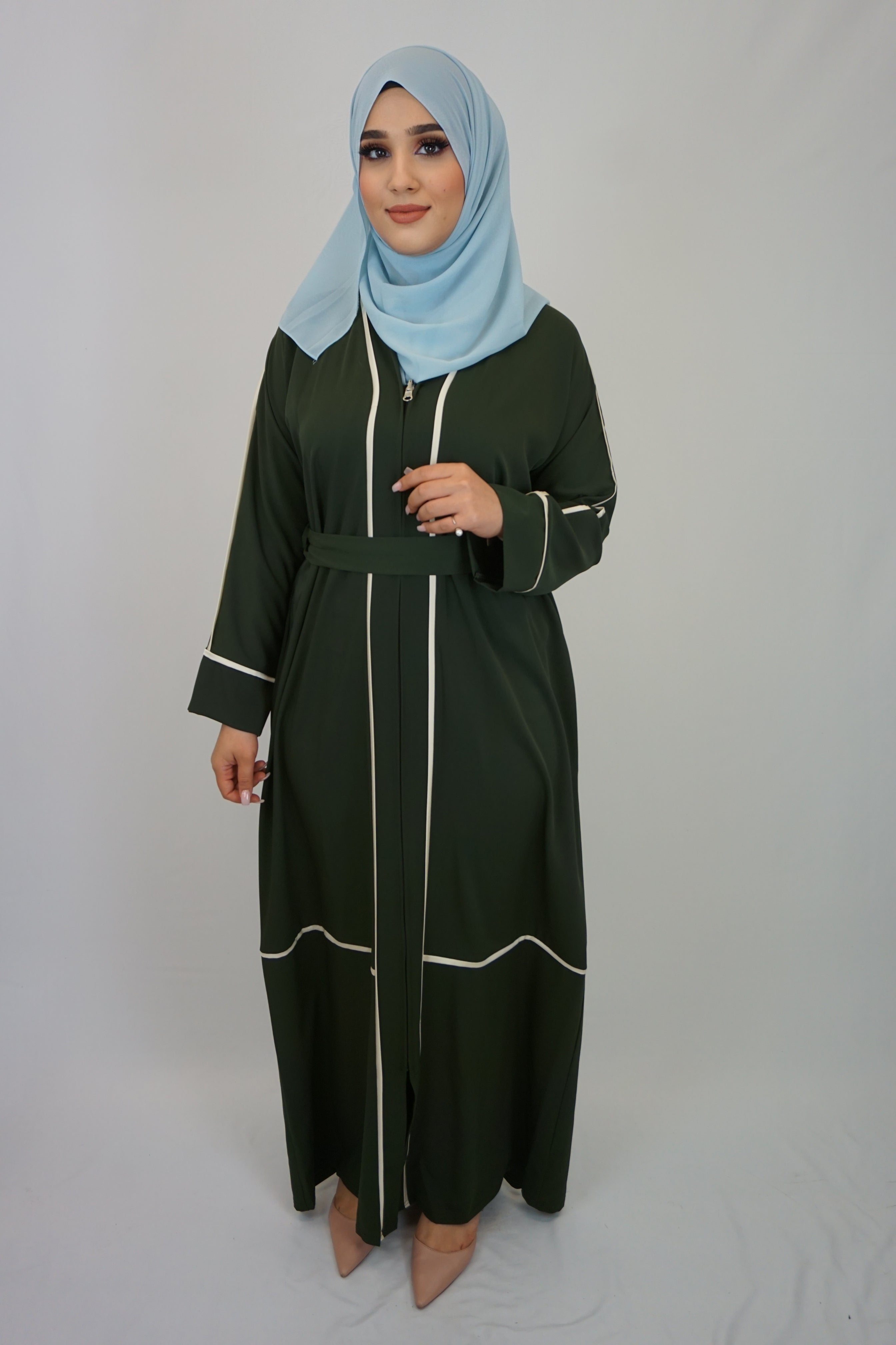 Abaya Sakina Moosgrün