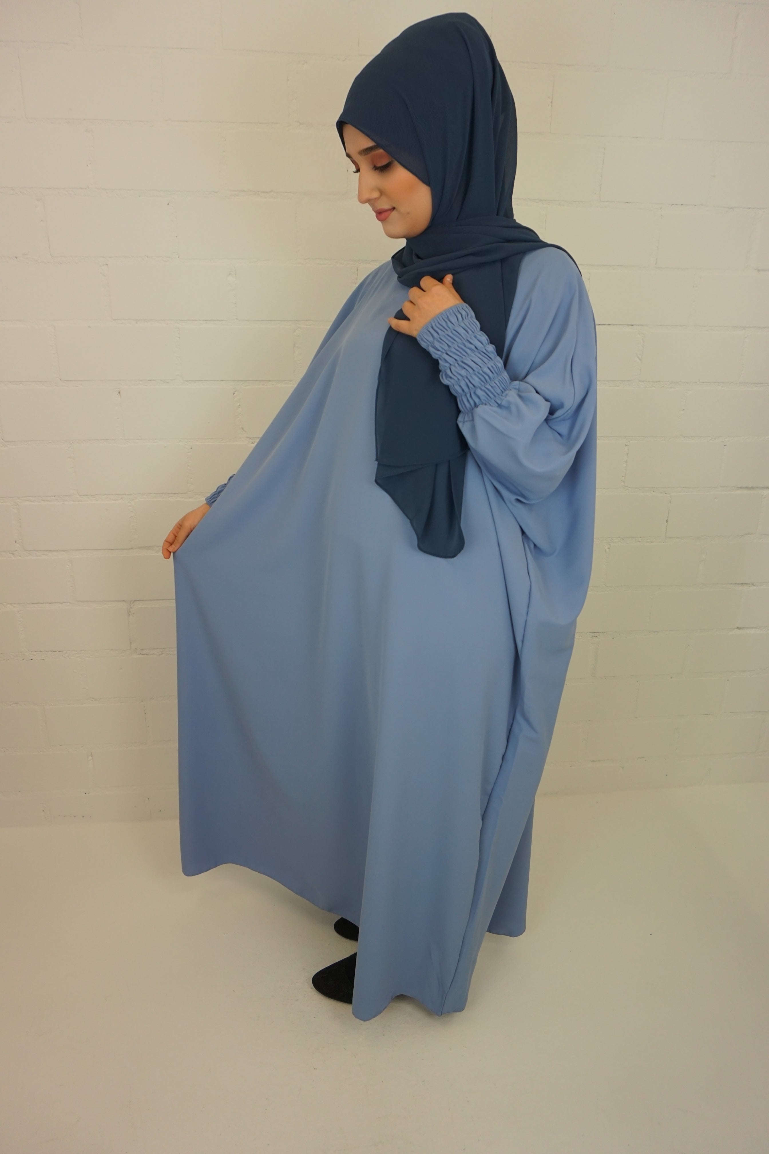 Jilbab Kleid Amaya Himmelblau