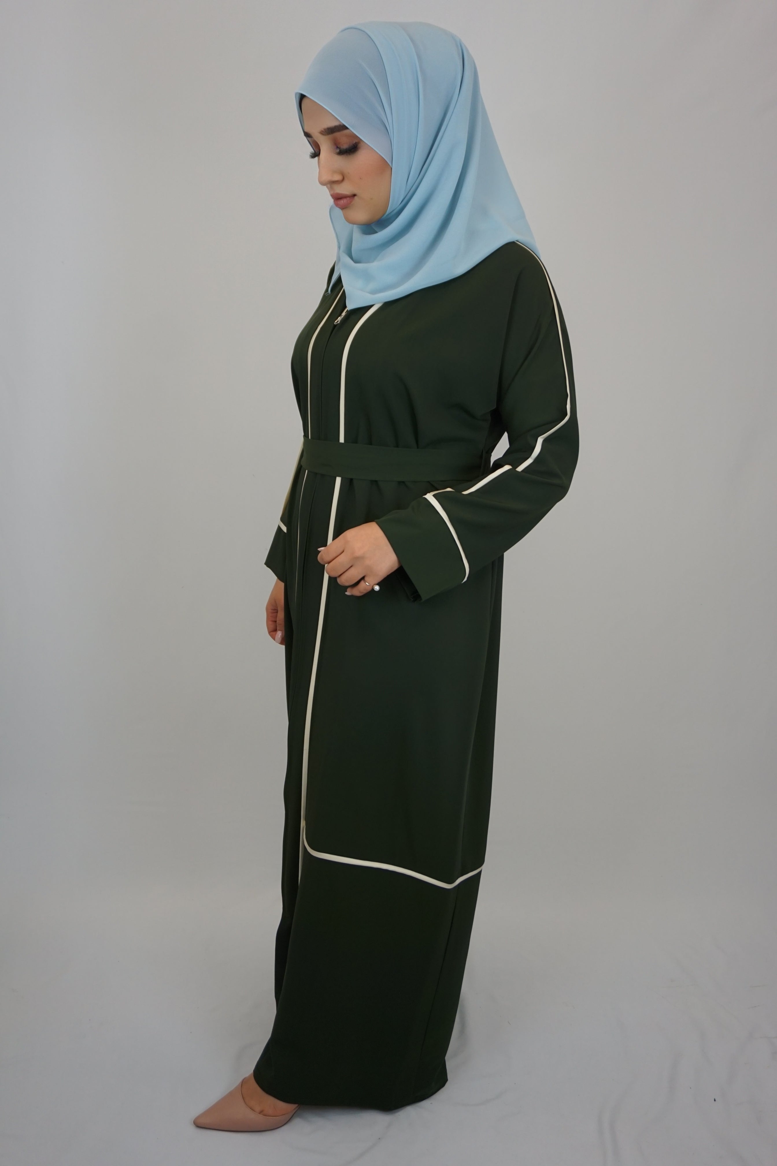 Abaya Sakina Moosgrün