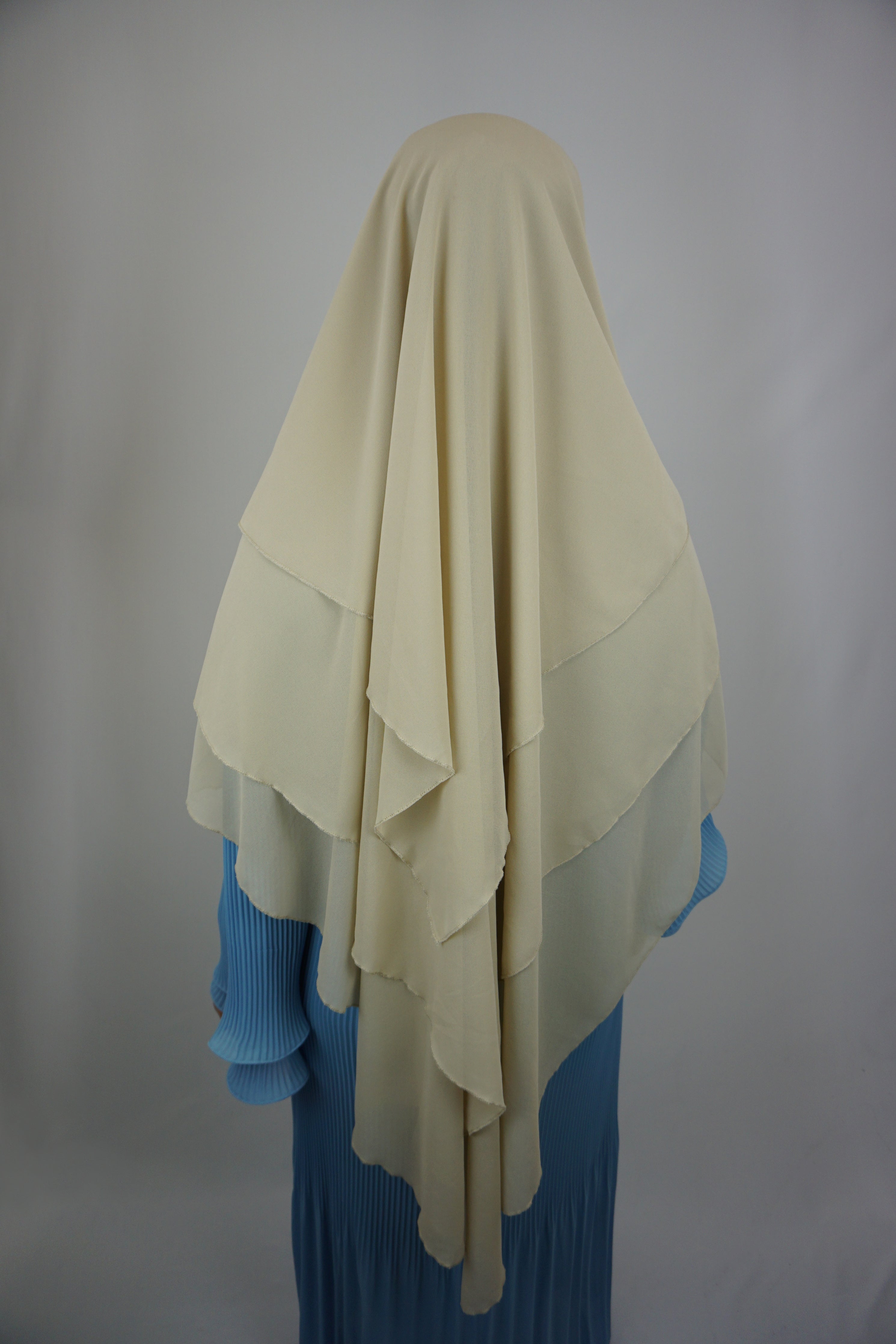 Khimar 3-lagig Elfenbein