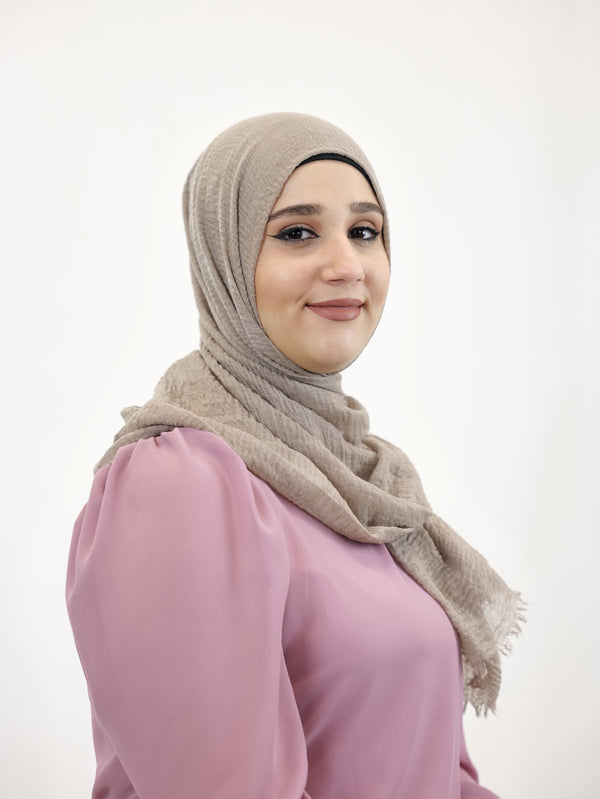 Daily Hijab Dalia Pastellbraun