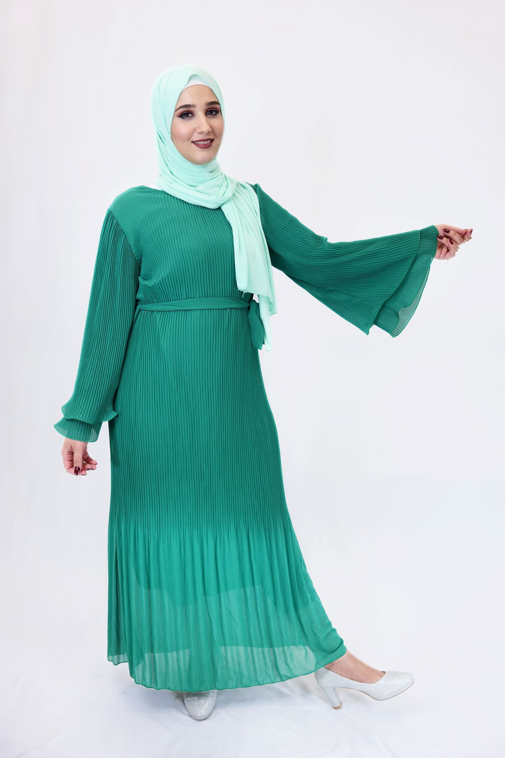 Kleid Maryam Grasgrün
