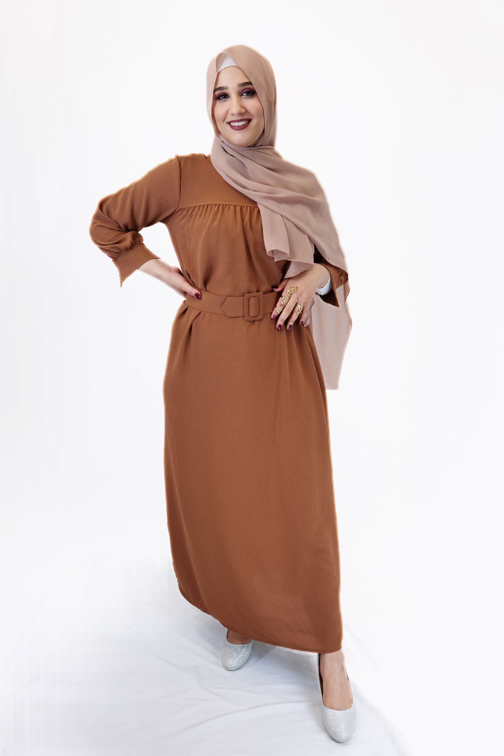 Kleid Nour Camel