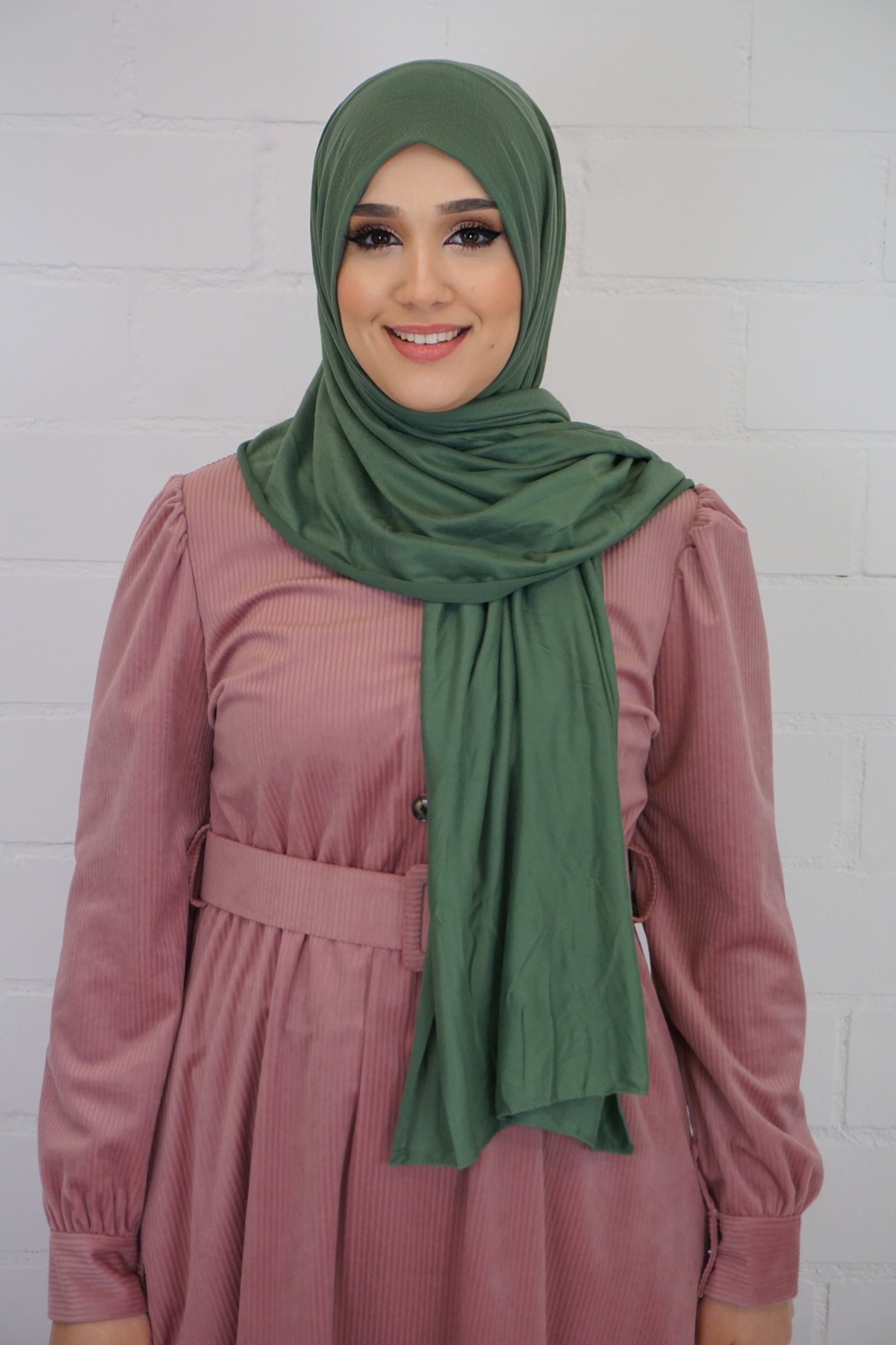 Jersey Hijab Fiza Grasgrün
