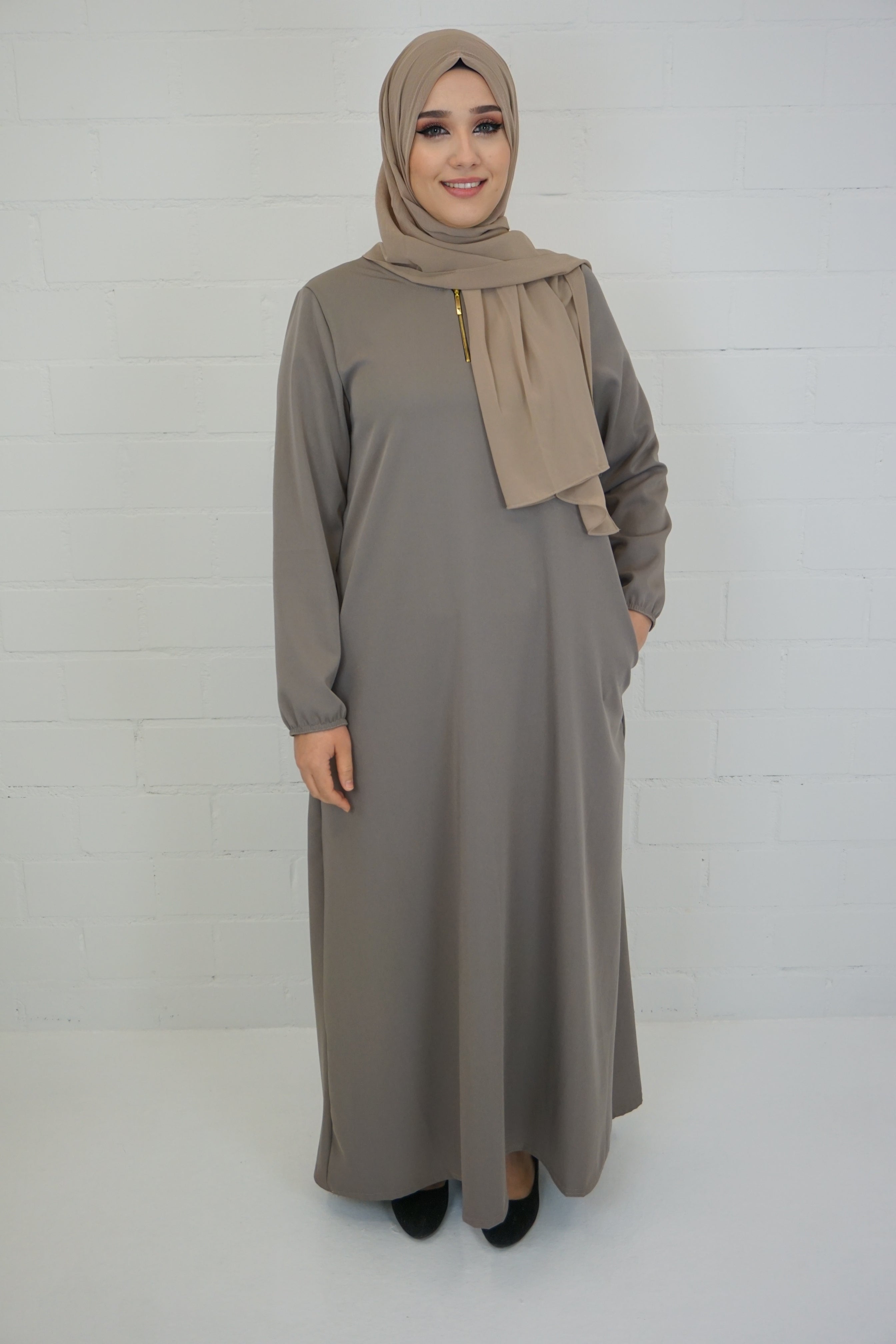 Abaya Esra Taupe