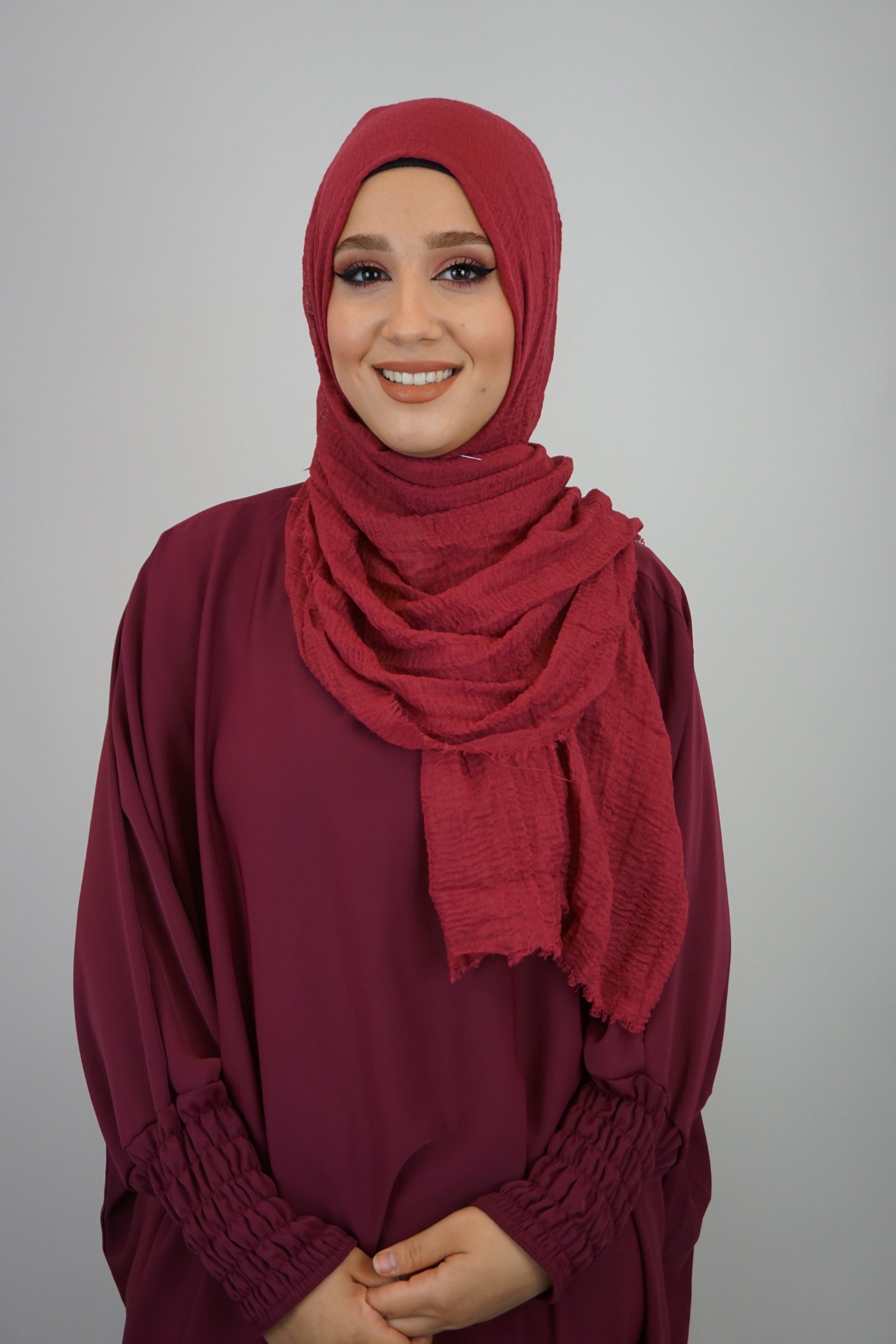 Daily Hijab Dalia Dunkelrot