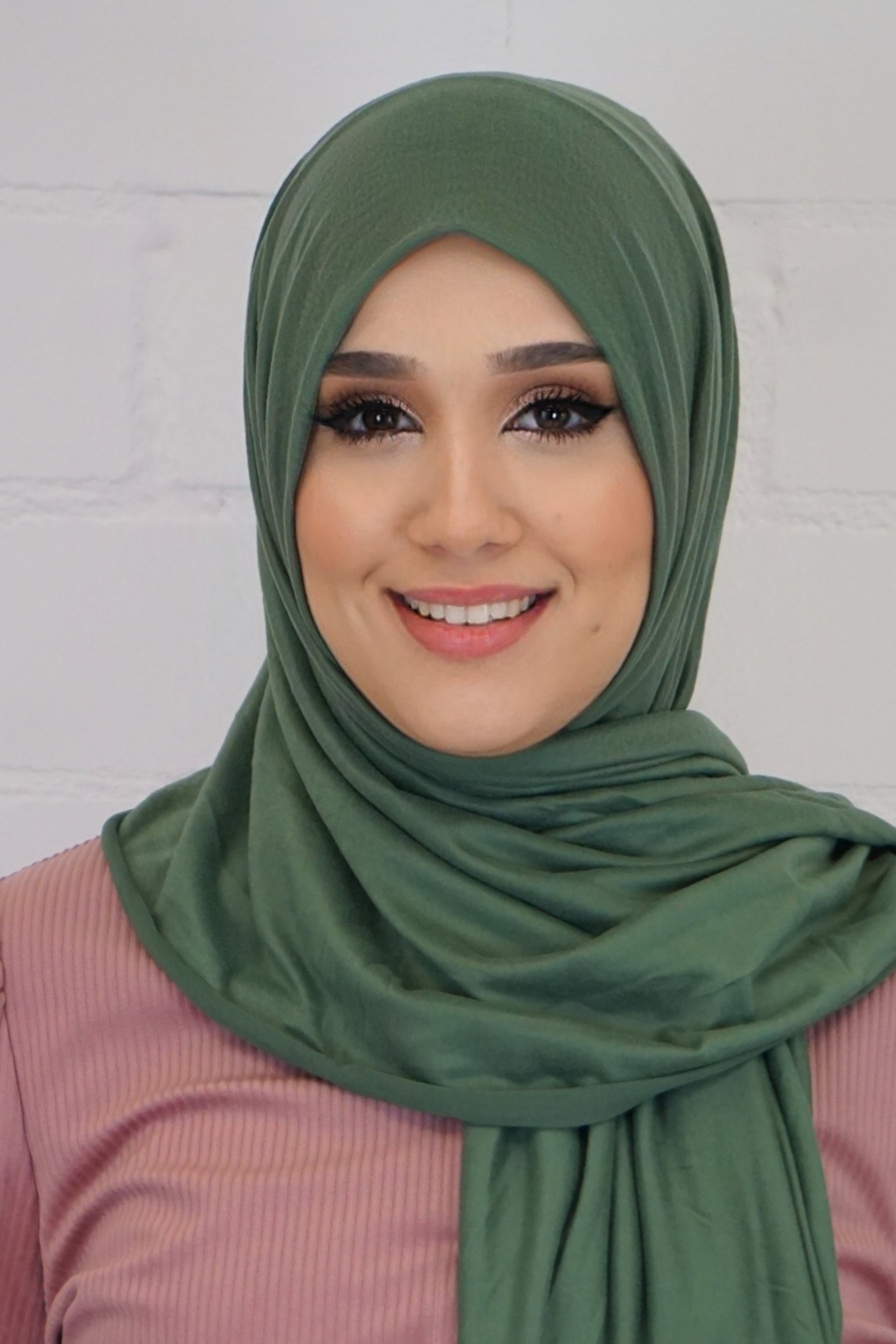 Jersey Hijab Fiza Grasgrün