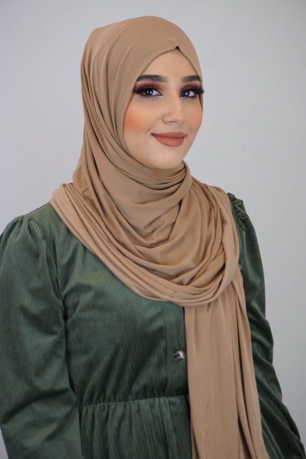 Jersey XL Hijab Haselnuss