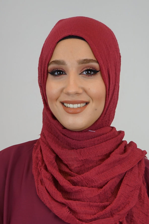 Daily Hijab Dalia Dunkelrot