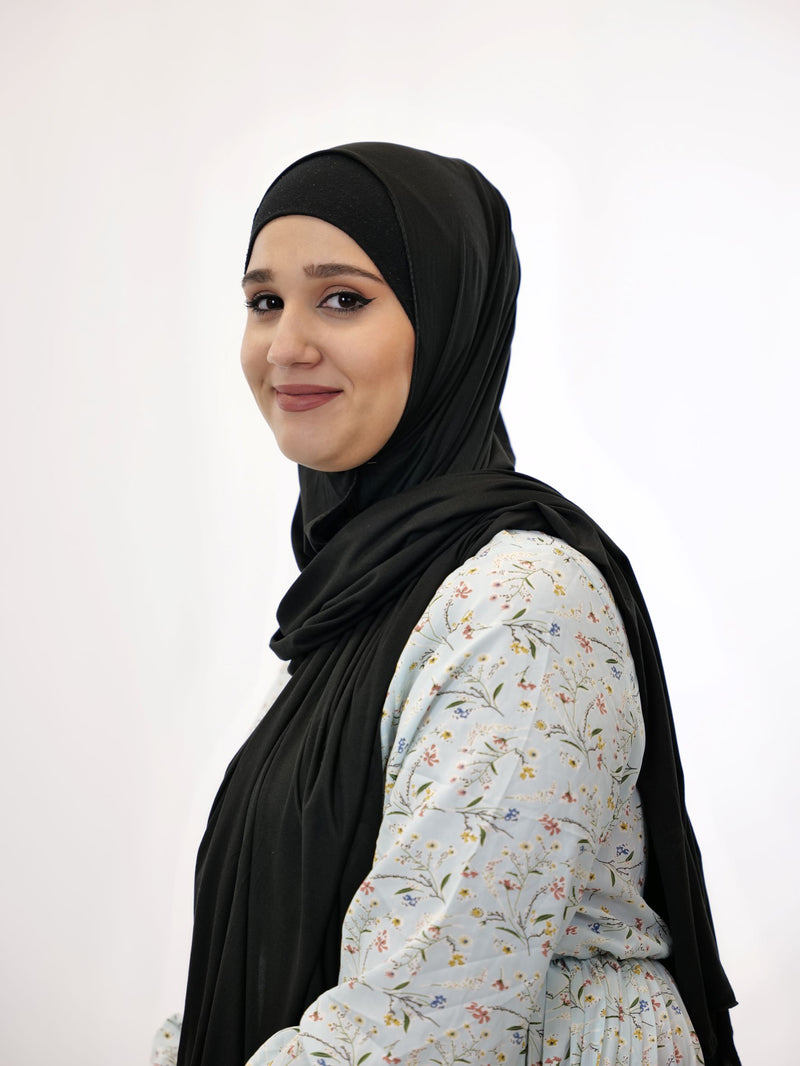 Jersey Hijab Fiza Schwarz