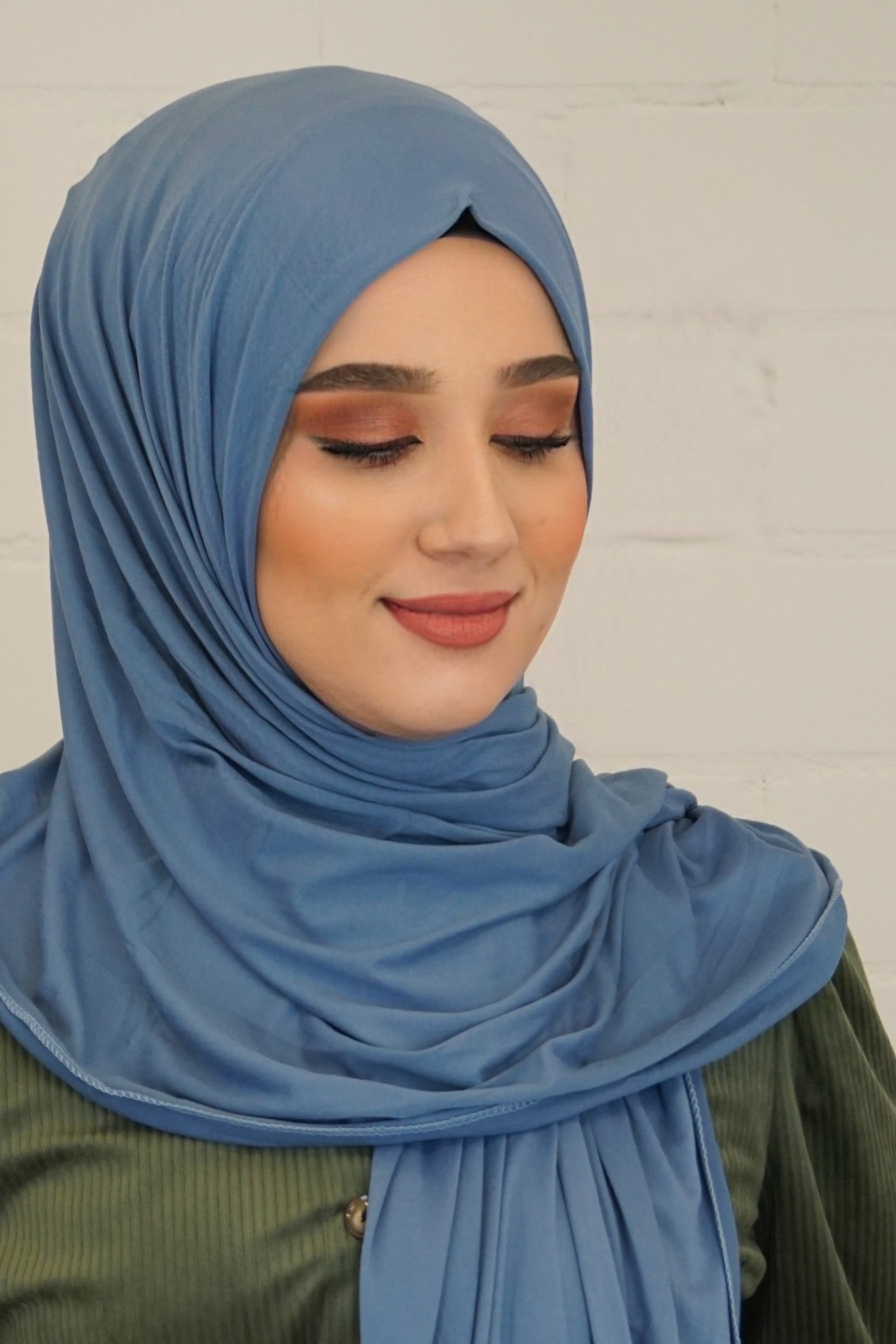 Jersey Hijab Fiza Himmelblau 2