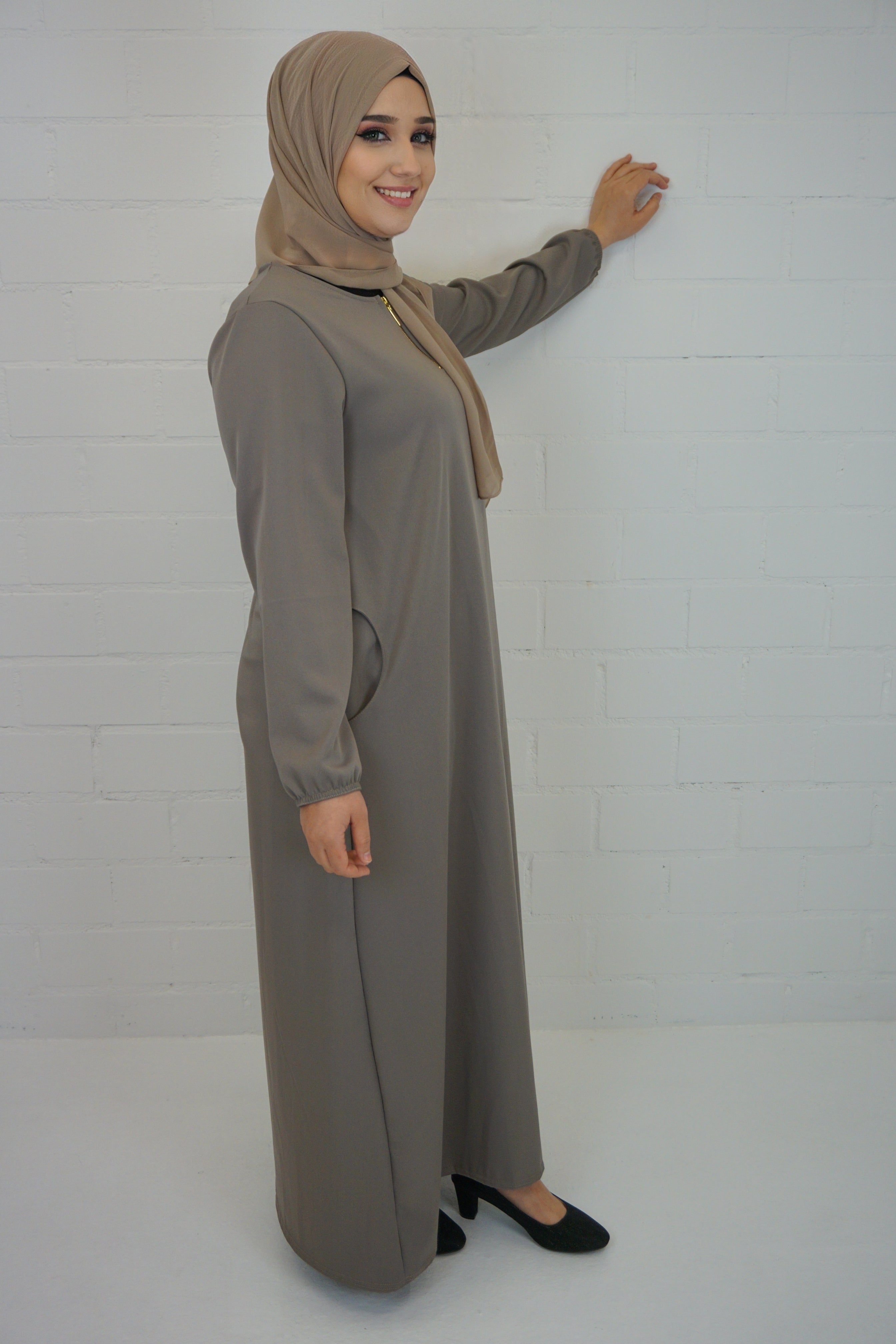 Abaya Esra Taupe